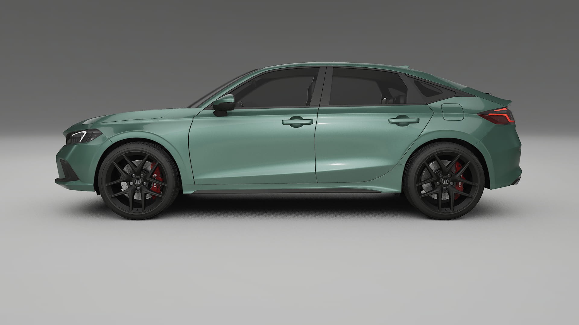 Honda Civic hatchback TPU Lackskyddsfilm | EVERGREEN Färgskiftande PPF – Komplett Förskuret Kit