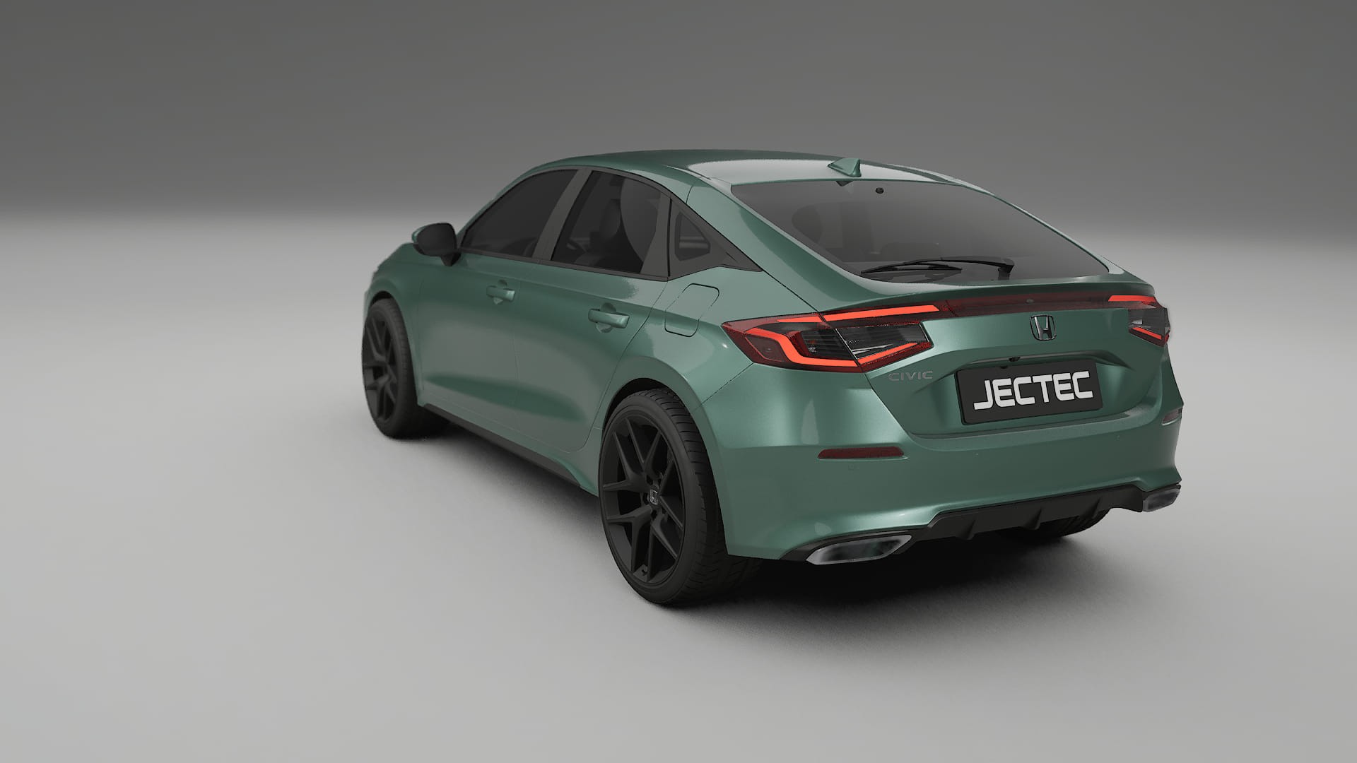 Honda Civic hatchback TPU Lackskyddsfilm | EVERGREEN Färgskiftande PPF – Komplett Förskuret Kit