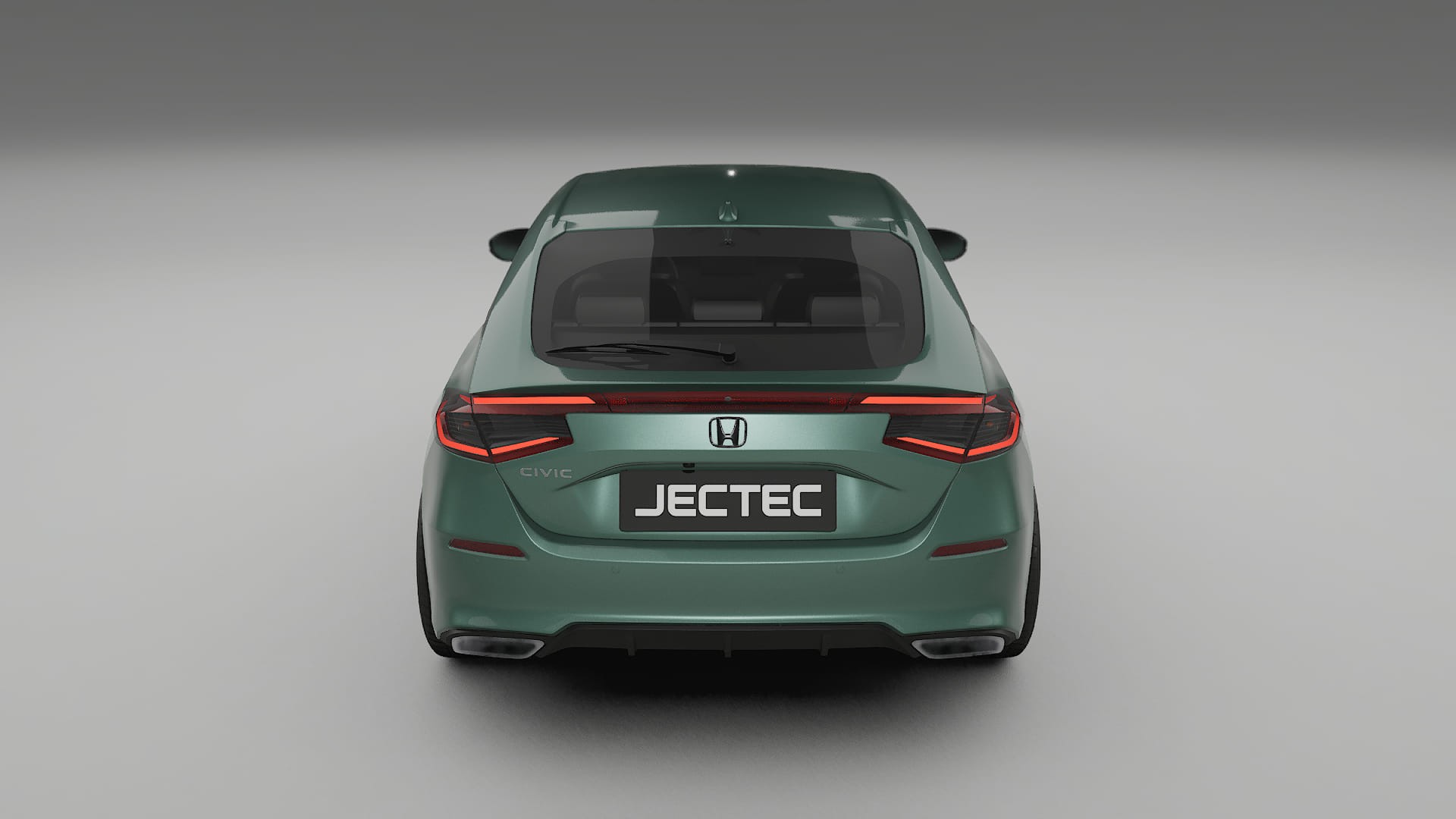 Honda Civic hatchback TPU Lackskyddsfilm | EVERGREEN Färgskiftande PPF – Komplett Förskuret Kit