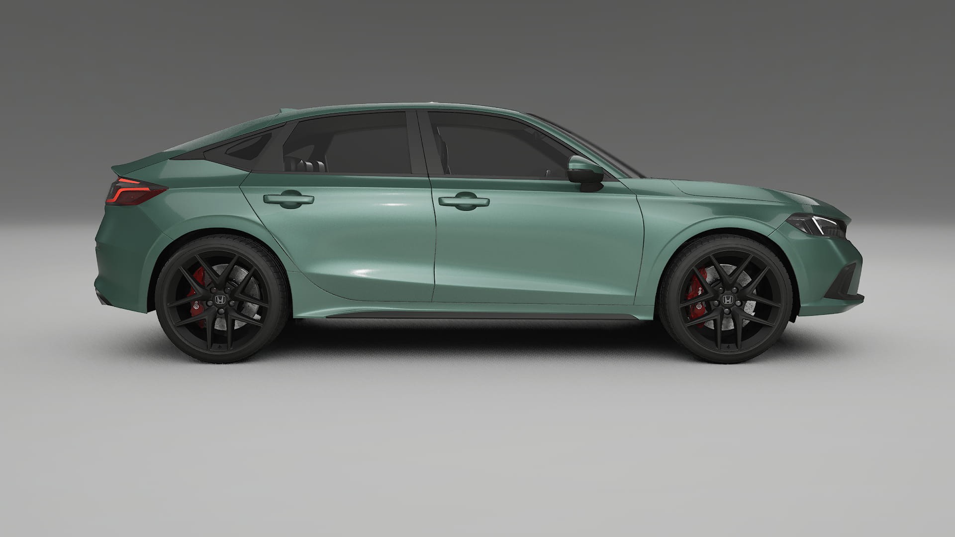 Honda Civic hatchback TPU Lackskyddsfilm | EVERGREEN Färgskiftande PPF – Komplett Förskuret Kit