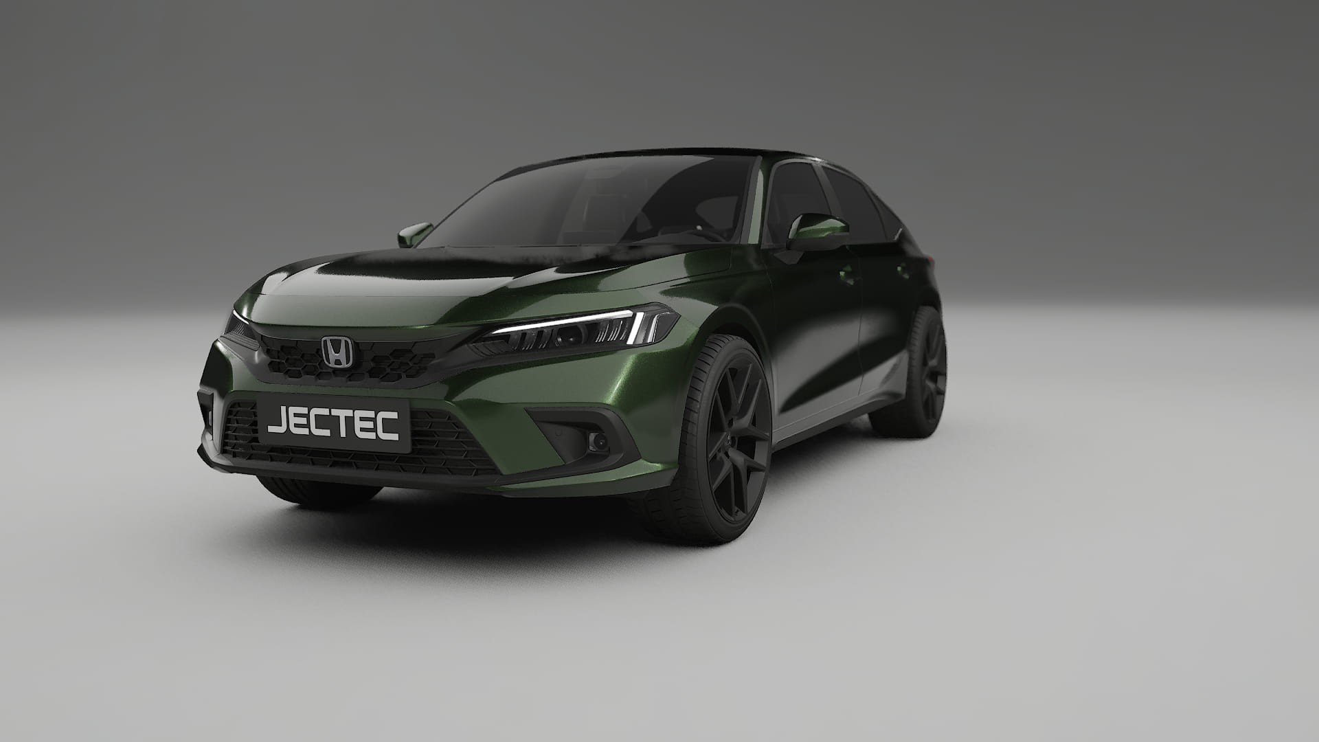 Honda Civic hatchback TPU Lackskyddsfilm | LAGOON Färgskiftande PPF – Komplett Förskuret Kit