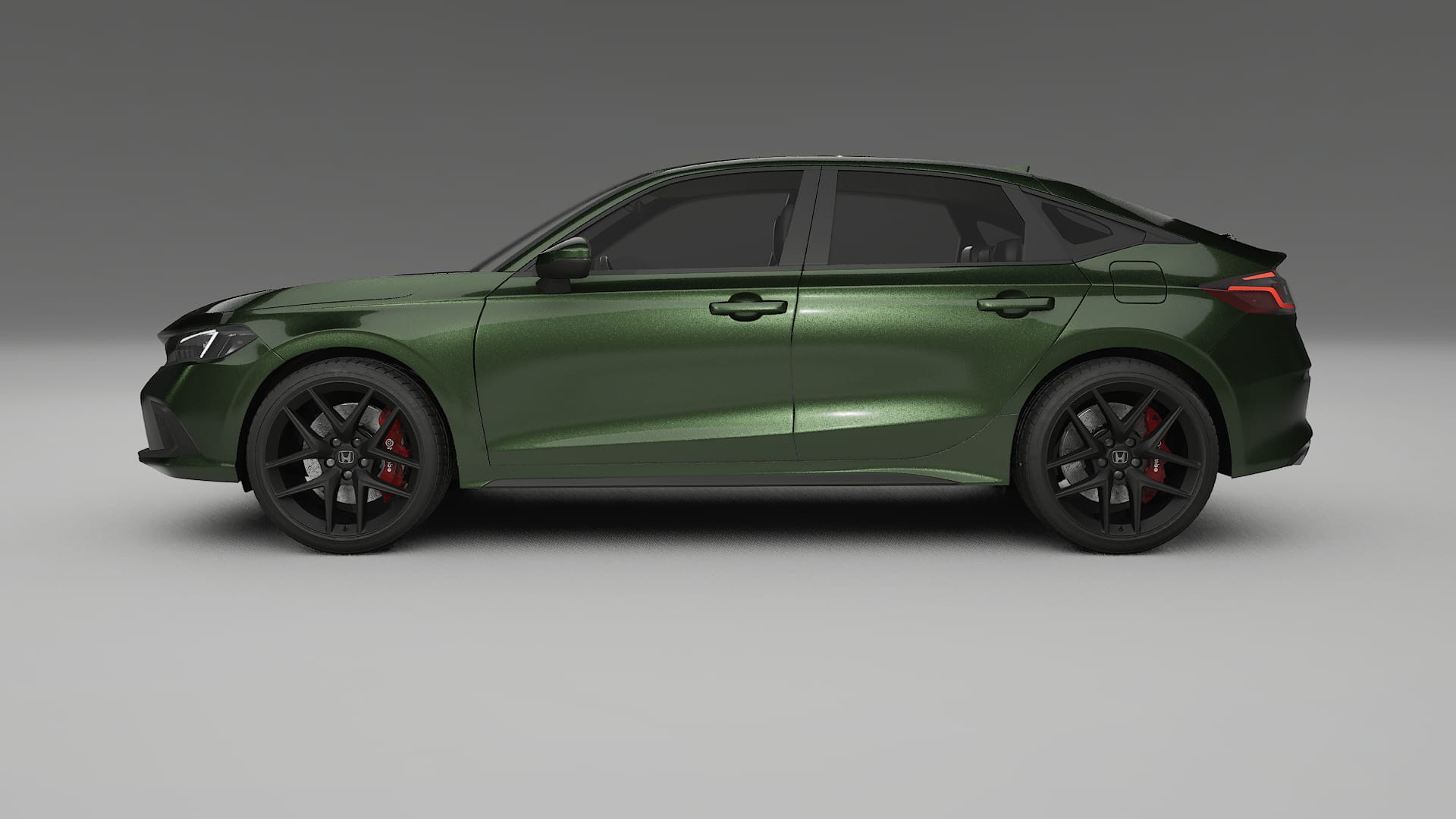 Honda Civic hatchback TPU Lackskyddsfilm | LAGOON Färgskiftande PPF – Komplett Förskuret Kit