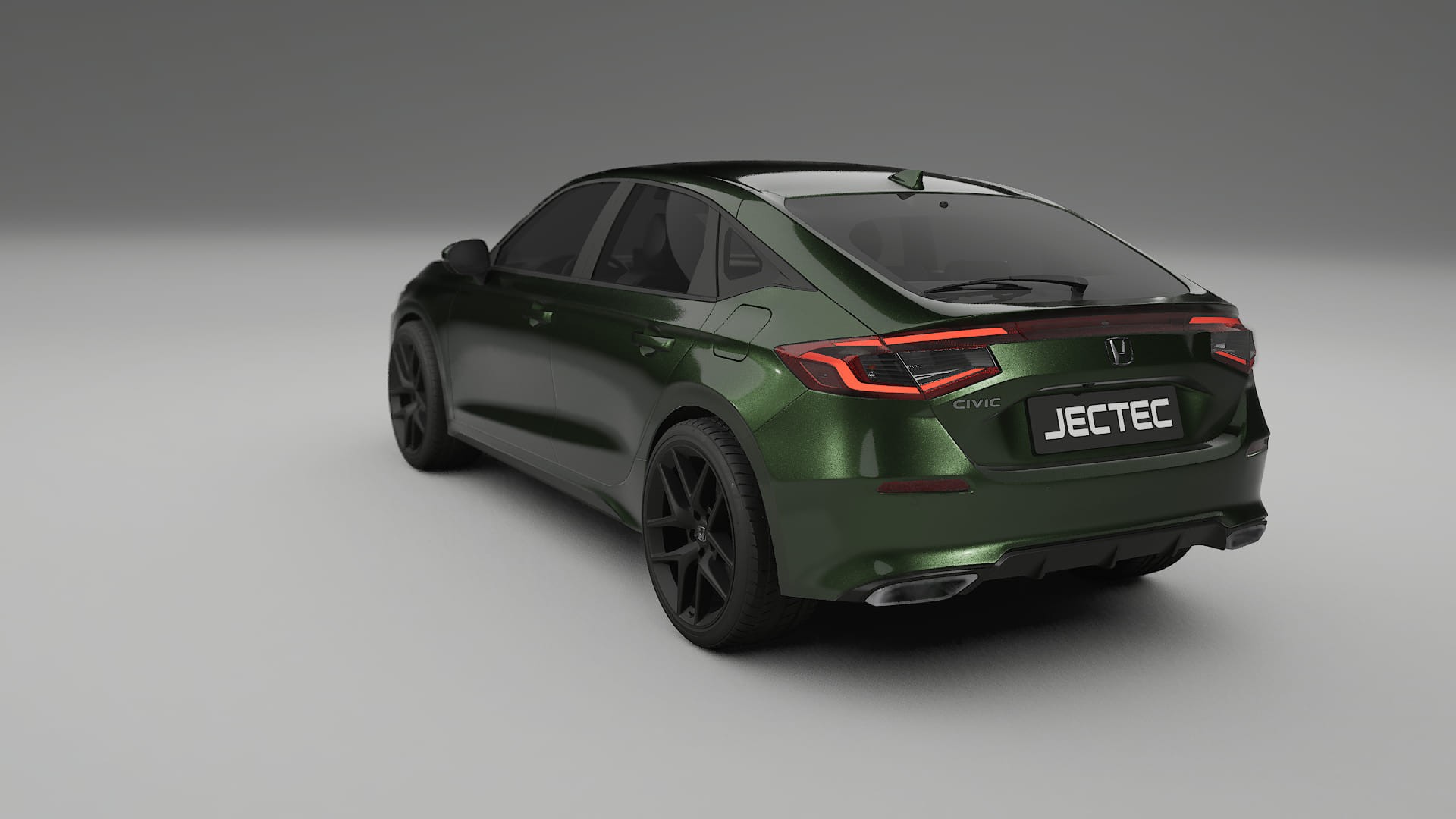 Honda Civic hatchback TPU Lackskyddsfilm | LAGOON Färgskiftande PPF – Komplett Förskuret Kit