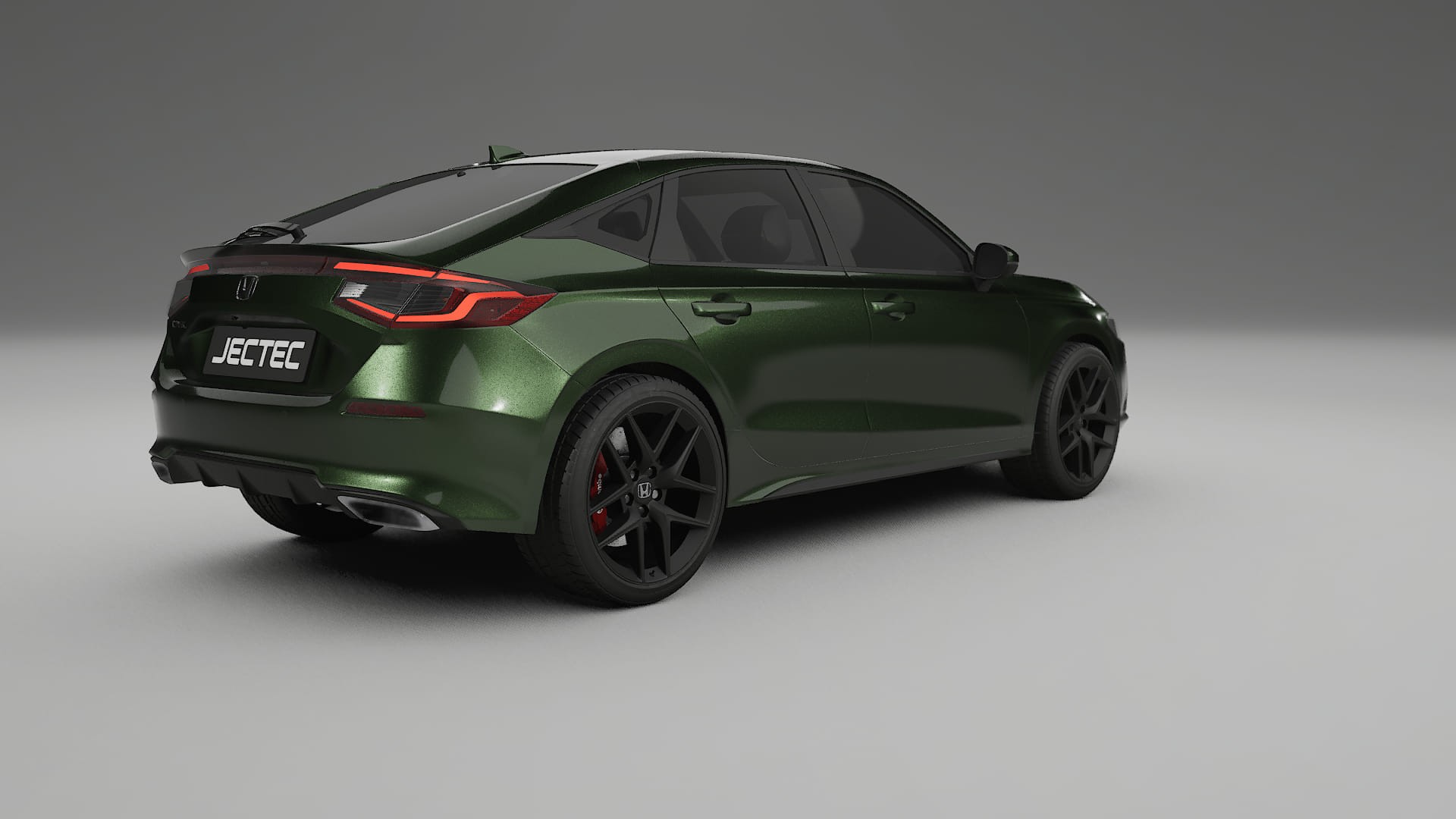 Honda Civic hatchback TPU Lackskyddsfilm | LAGOON Färgskiftande PPF – Komplett Förskuret Kit