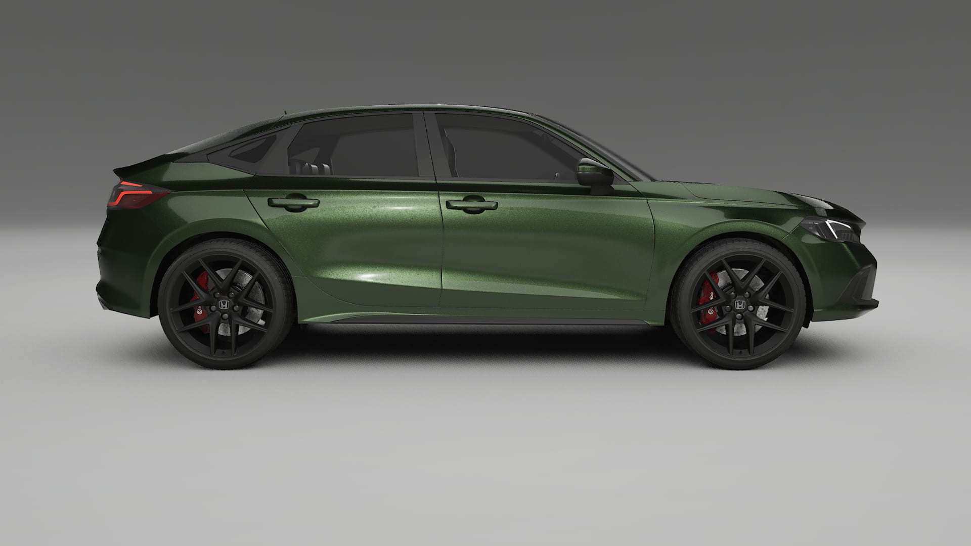 Honda Civic hatchback TPU Lackskyddsfilm | LAGOON Färgskiftande PPF – Komplett Förskuret Kit