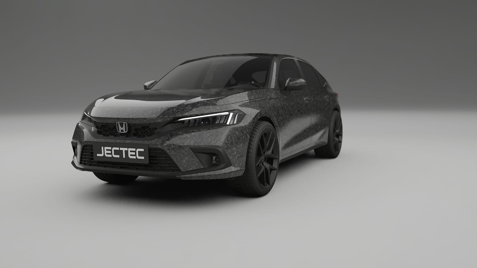 Honda Civic hatchback TPU Lackskyddsfilm | FORGED S Färgskiftande PPF – Komplett Förskuret Kit