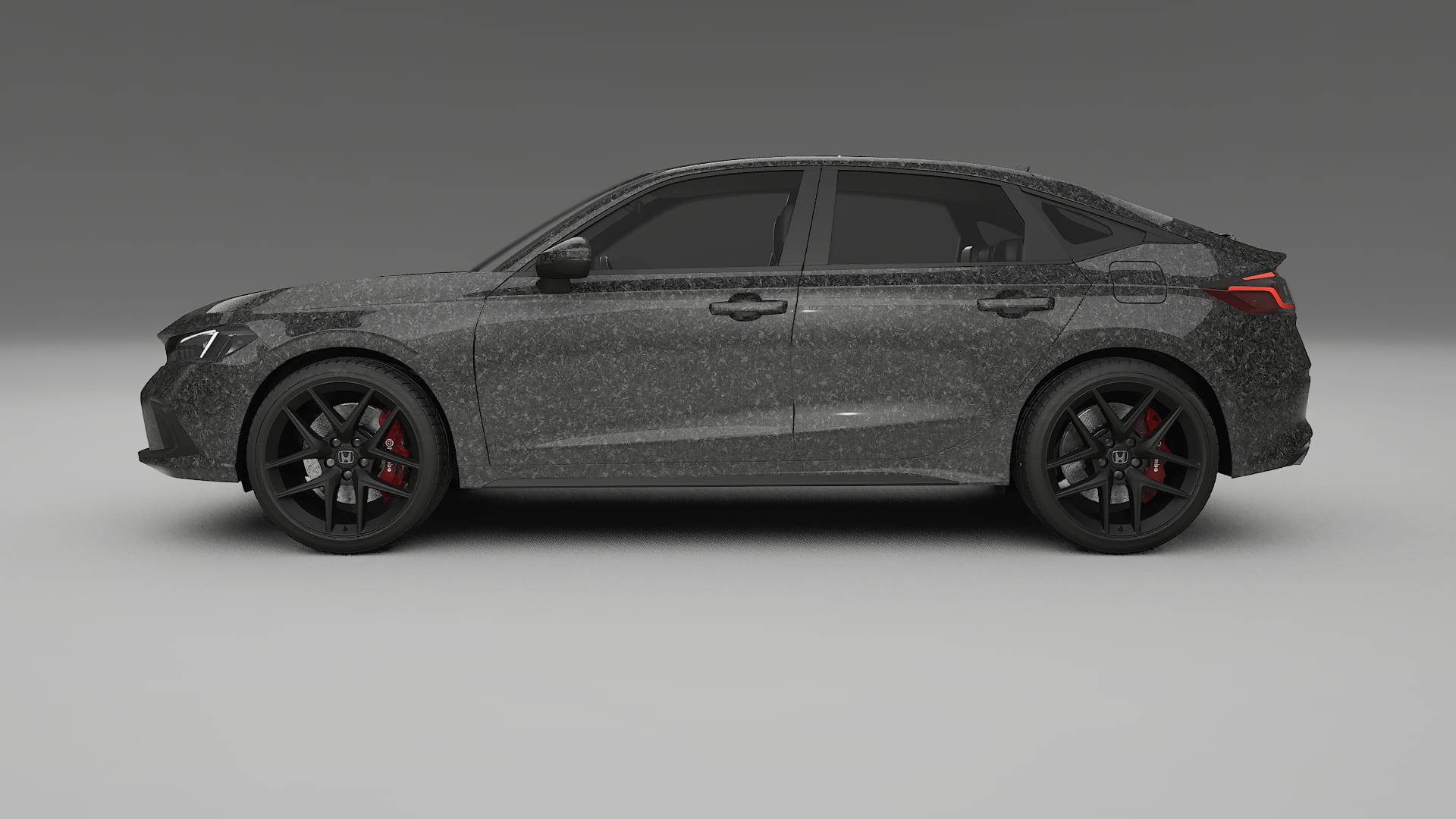 Honda Civic hatchback TPU Lackskyddsfilm | FORGED S Färgskiftande PPF – Komplett Förskuret Kit