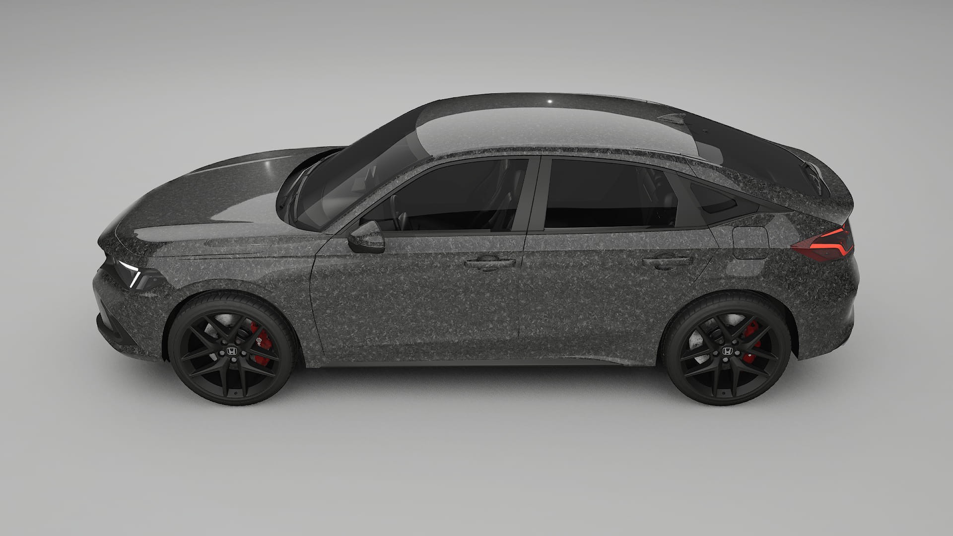 Honda Civic hatchback TPU Lackskyddsfilm | FORGED S Färgskiftande PPF – Komplett Förskuret Kit