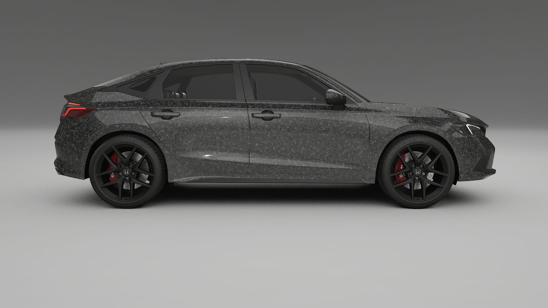 Honda Civic hatchback TPU Lackskyddsfilm | FORGED S Färgskiftande PPF – Komplett Förskuret Kit