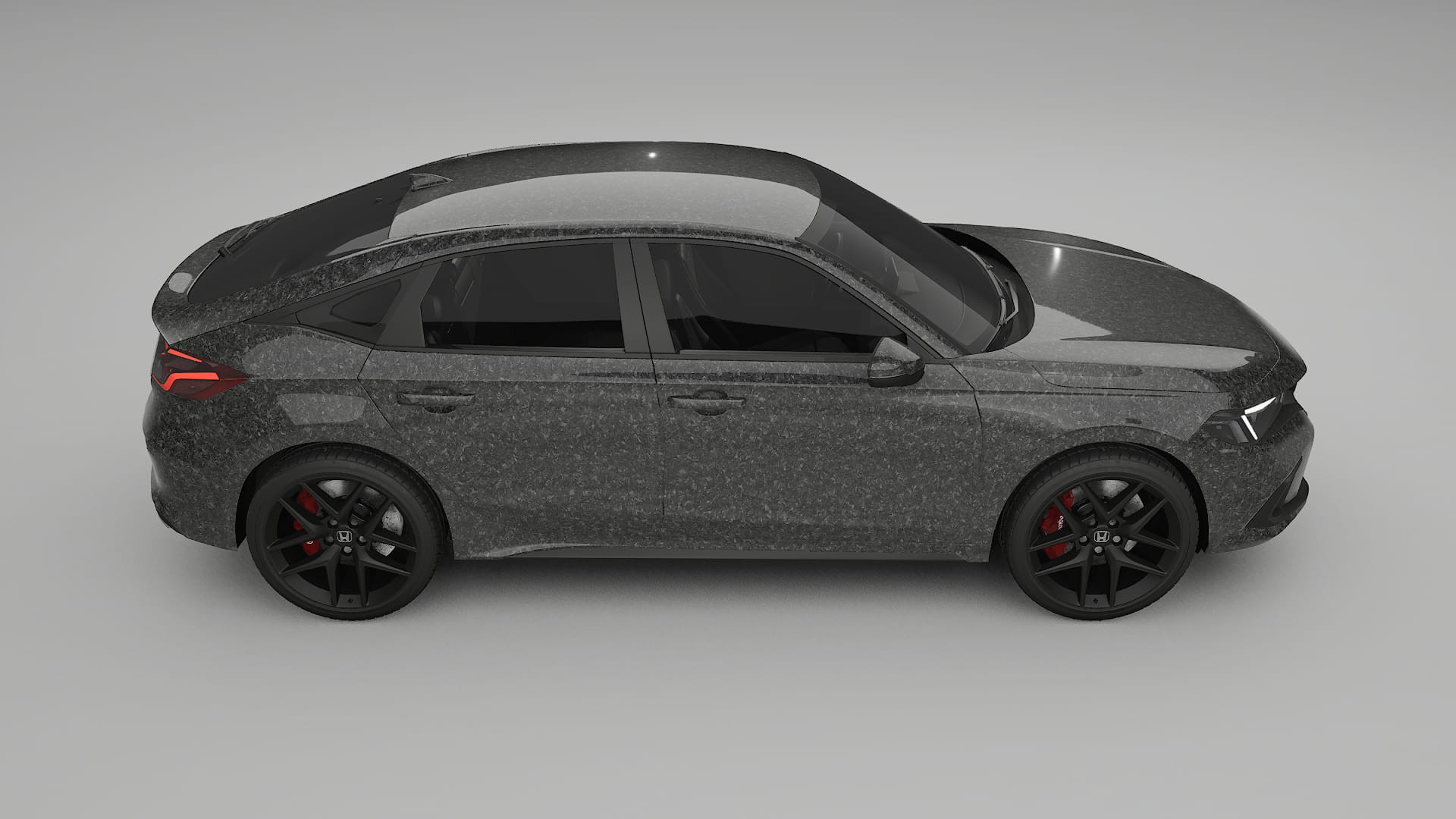 Honda Civic hatchback TPU Lackskyddsfilm | FORGED S Färgskiftande PPF – Komplett Förskuret Kit