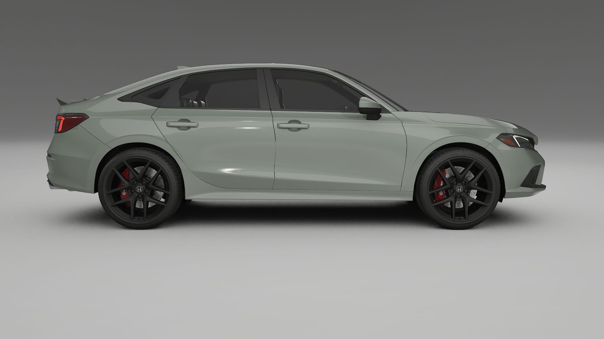 Honda Civic Si TPU Lackskyddsfilm | SLATE Färgskiftande PPF – Komplett Förskuret Kit