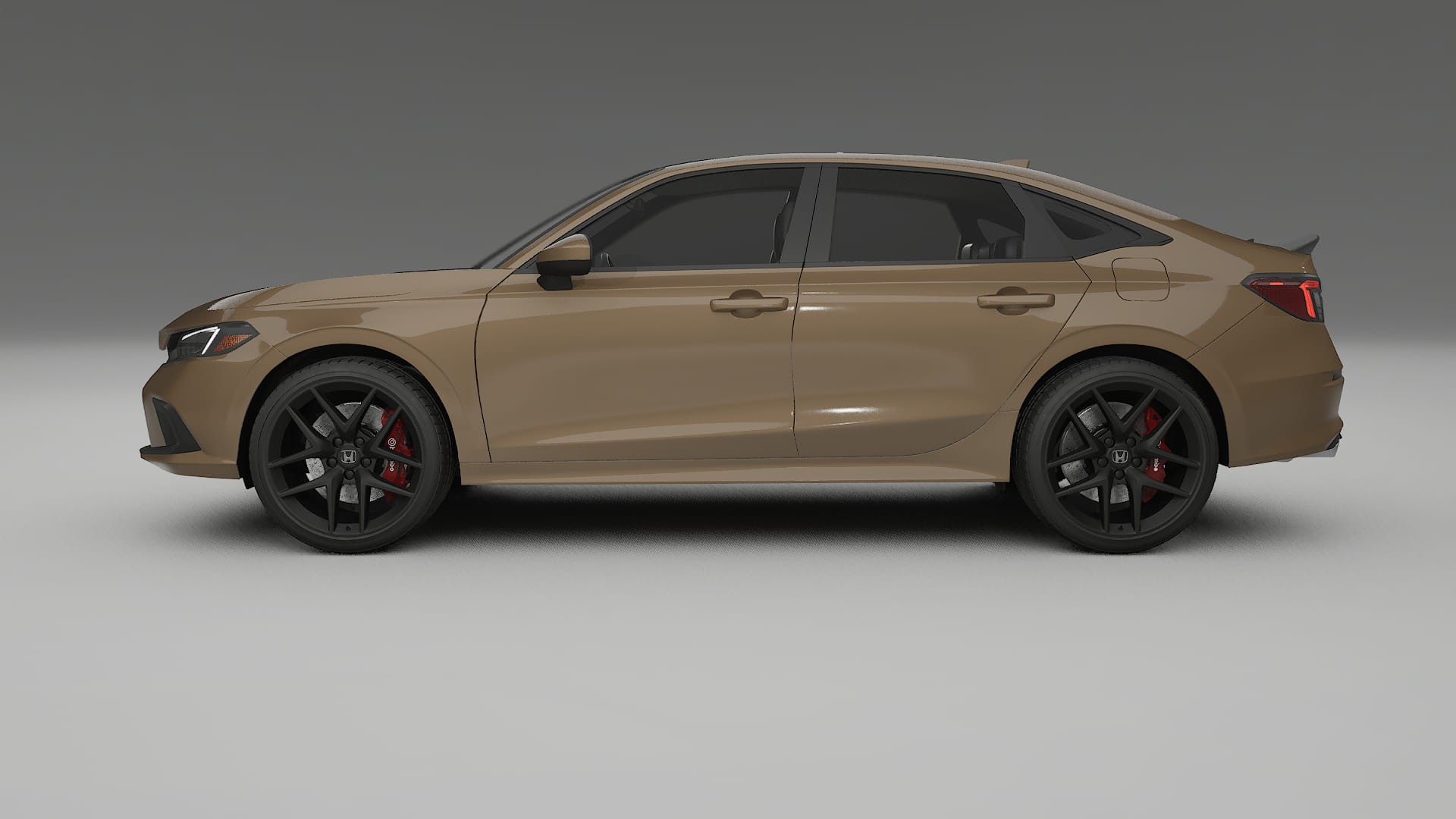 Honda Civic Si TPU Lackskyddsfilm | SAHARA Färgskiftande PPF – Komplett Förskuret Kit