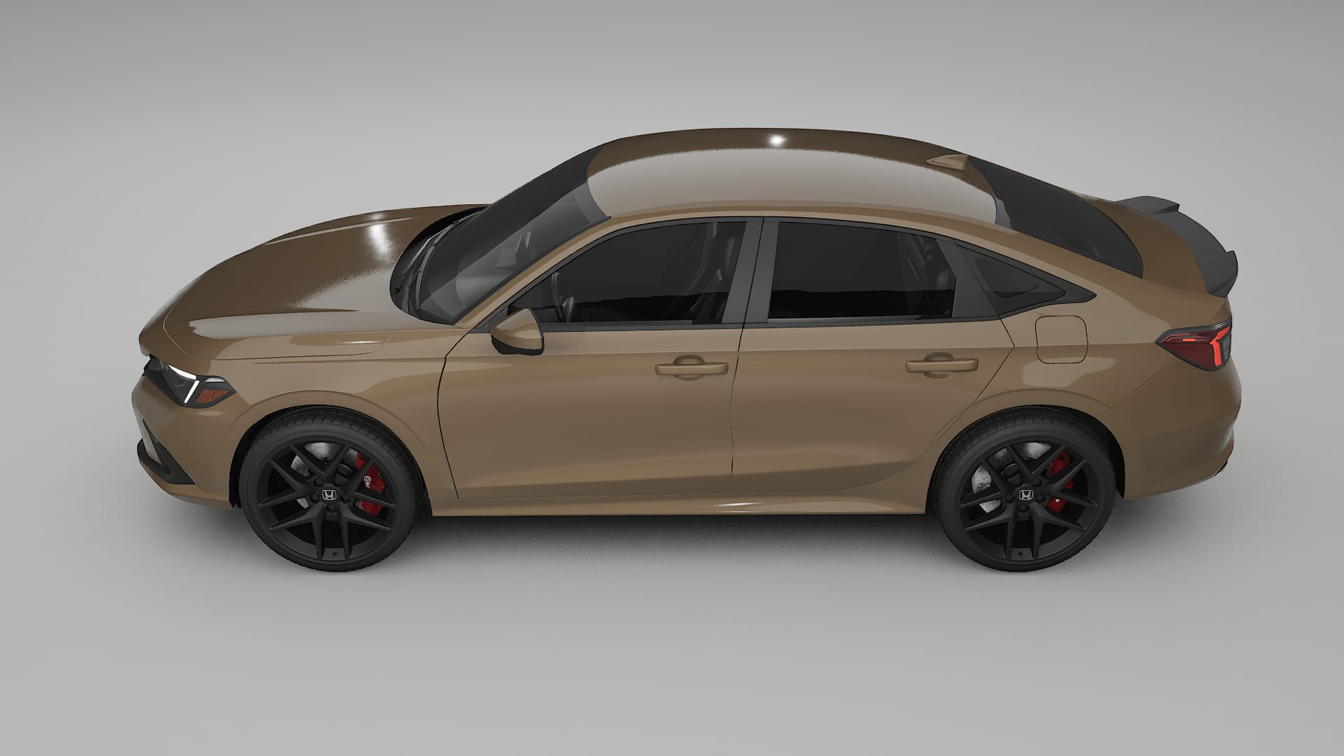 Honda Civic Si TPU Lackskyddsfilm | SAHARA Färgskiftande PPF – Komplett Förskuret Kit