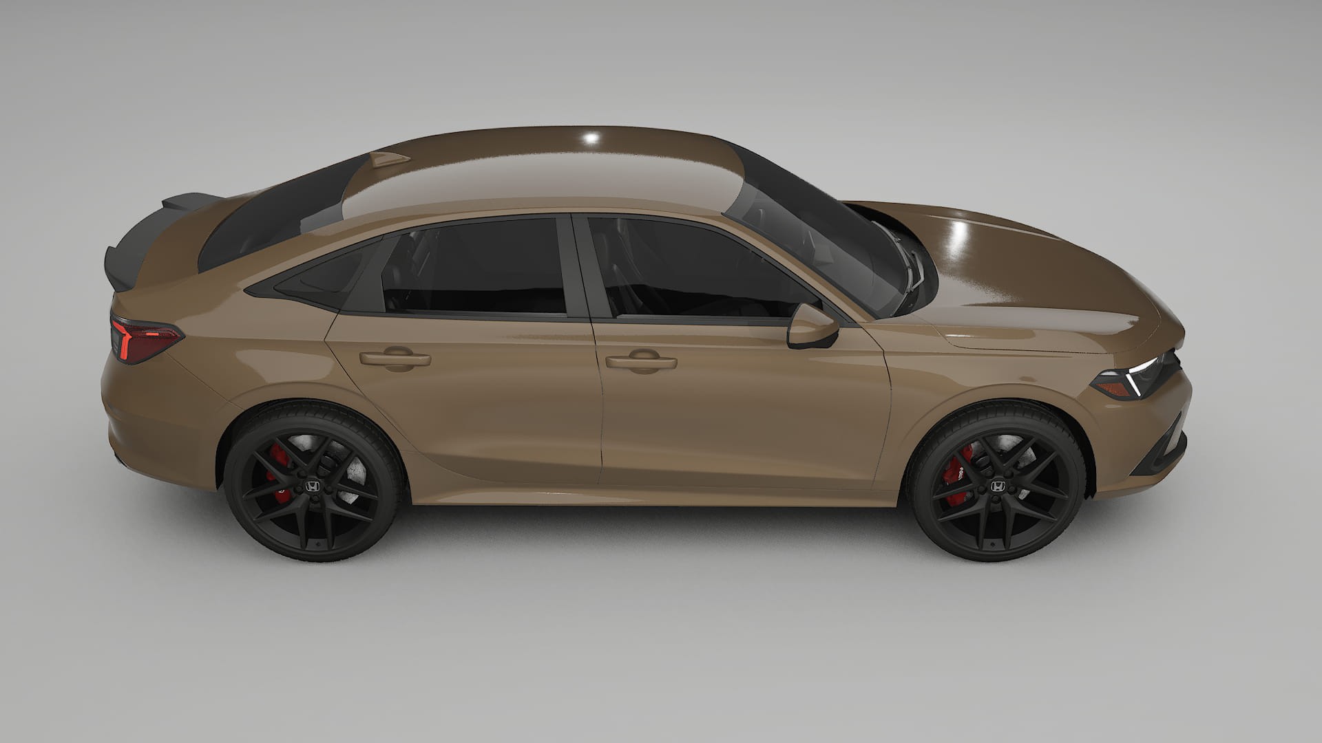 Honda Civic Si TPU Lackskyddsfilm | SAHARA Färgskiftande PPF – Komplett Förskuret Kit