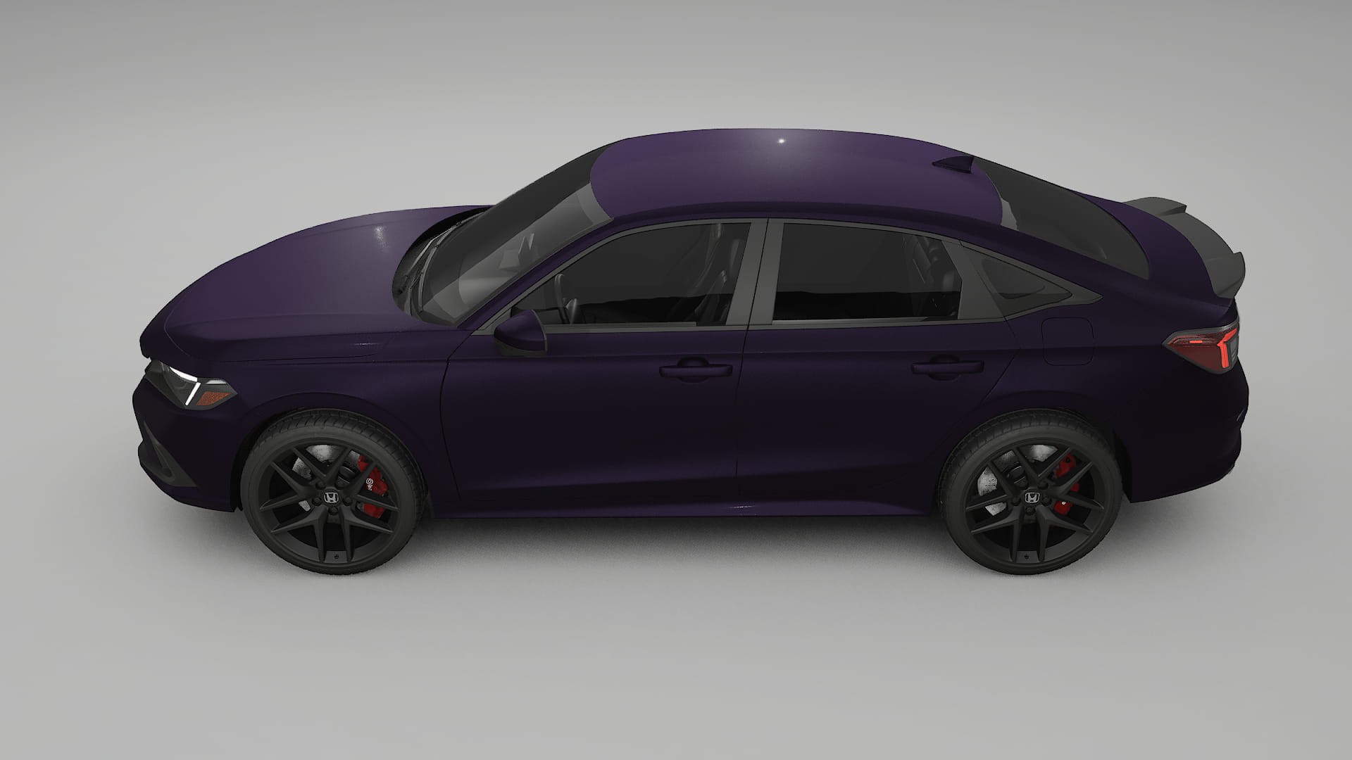 Honda Civic Si TPU Lackskyddsfilm | VIOLET Färgskiftande PPF – Komplett Förskuret Kit