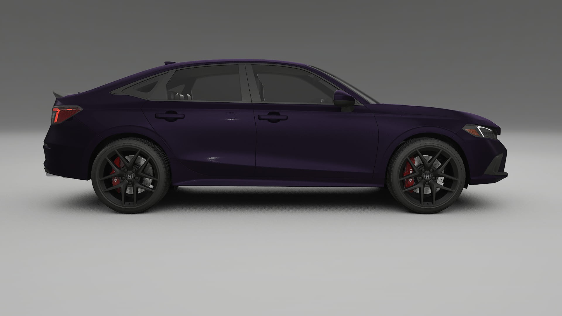 Honda Civic Si TPU Lackskyddsfilm | VIOLET Färgskiftande PPF – Komplett Förskuret Kit