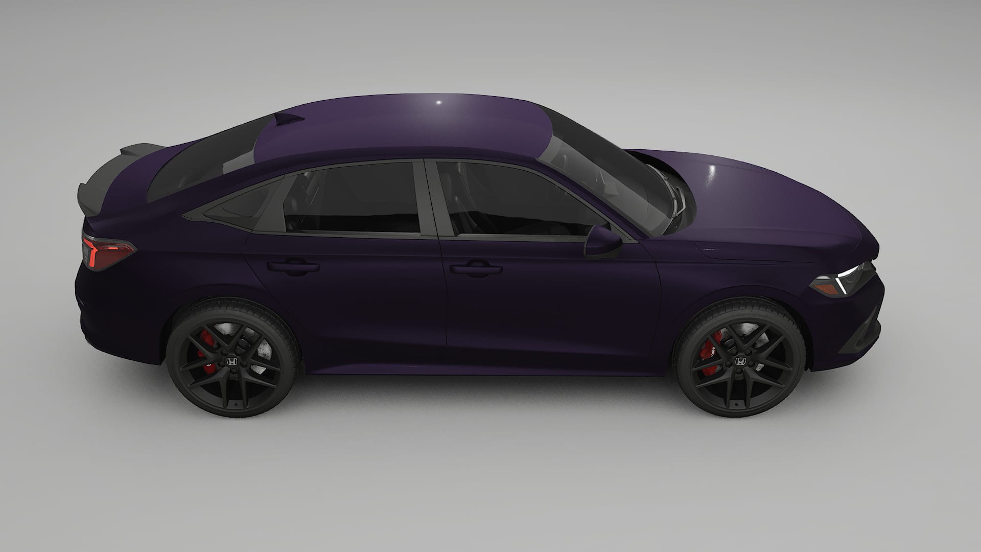 Honda Civic Si TPU Lackskyddsfilm | VIOLET Färgskiftande PPF – Komplett Förskuret Kit