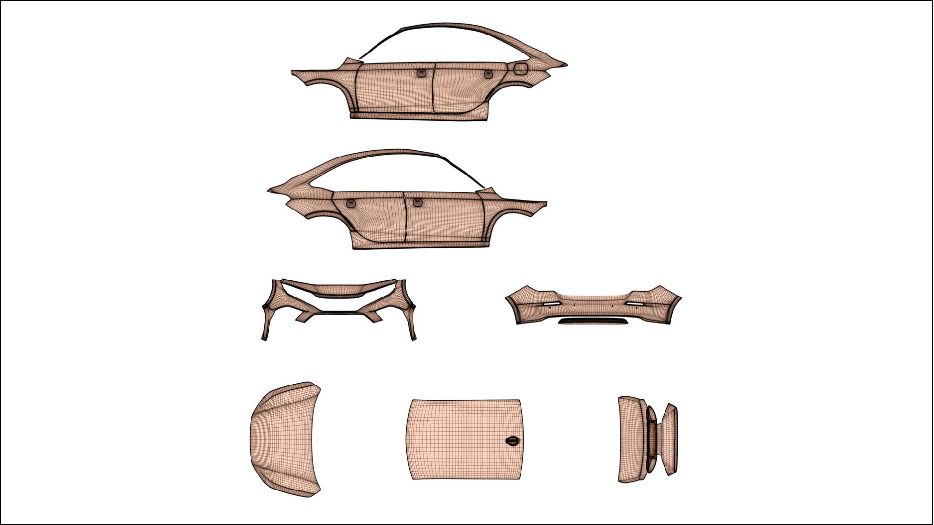 Honda Civic Si TPU Lackskyddsfilm | DAISY Färgskiftande PPF – Komplett Förskuret Kit