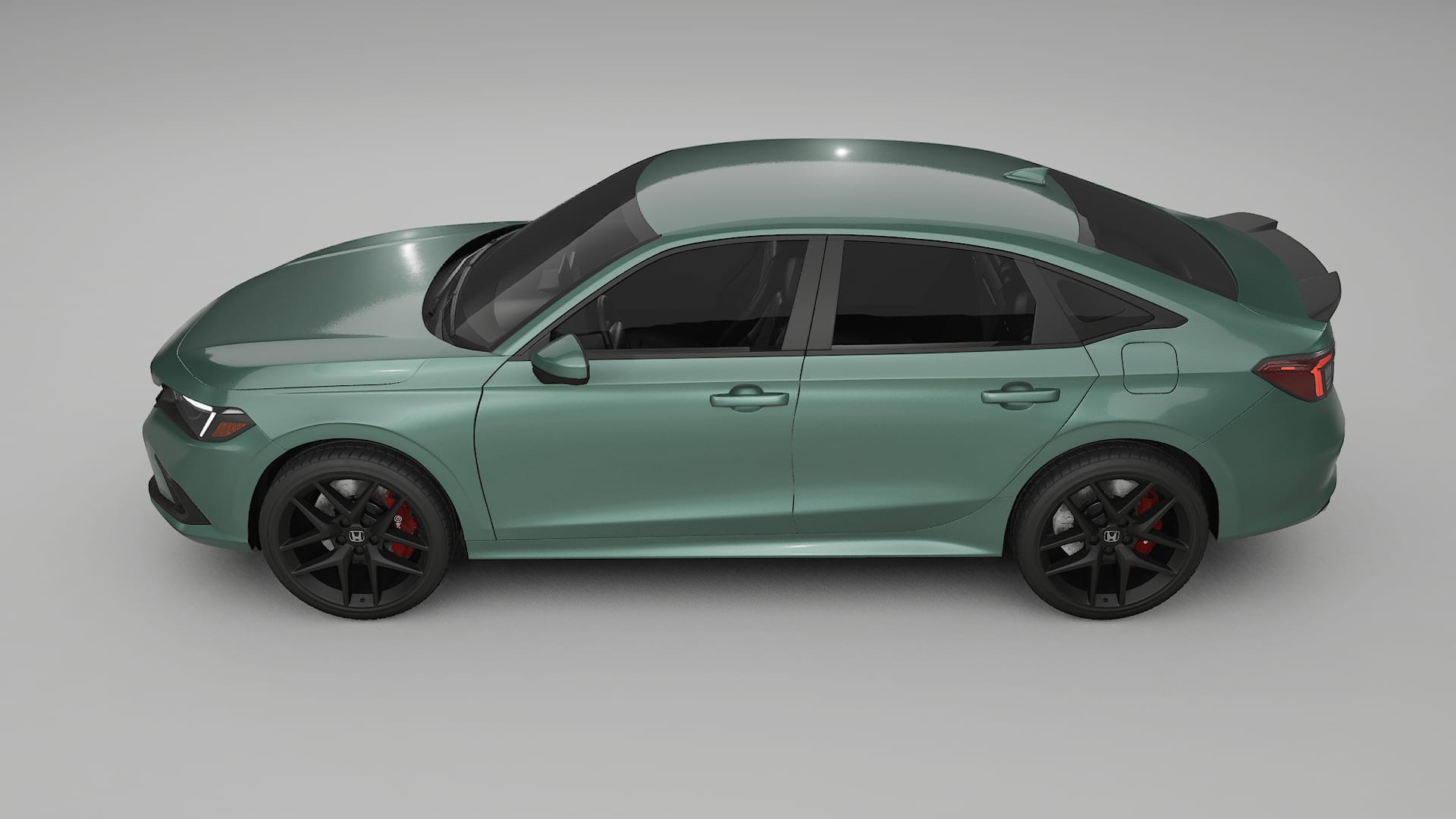 Honda Civic Si TPU Lackskyddsfilm | EVERGREEN Färgskiftande PPF – Komplett Förskuret Kit