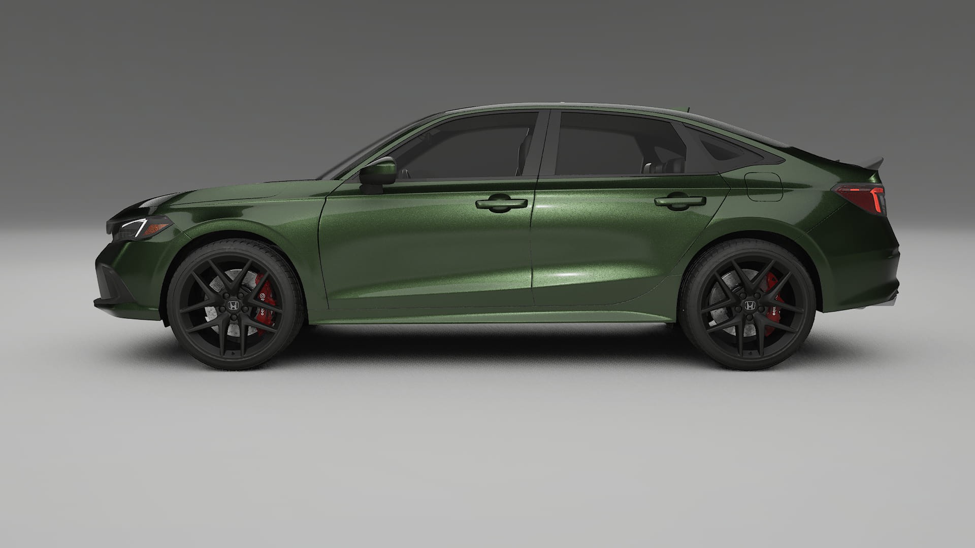 Honda Civic Si TPU Lackskyddsfilm | LAGOON Färgskiftande PPF – Komplett Förskuret Kit