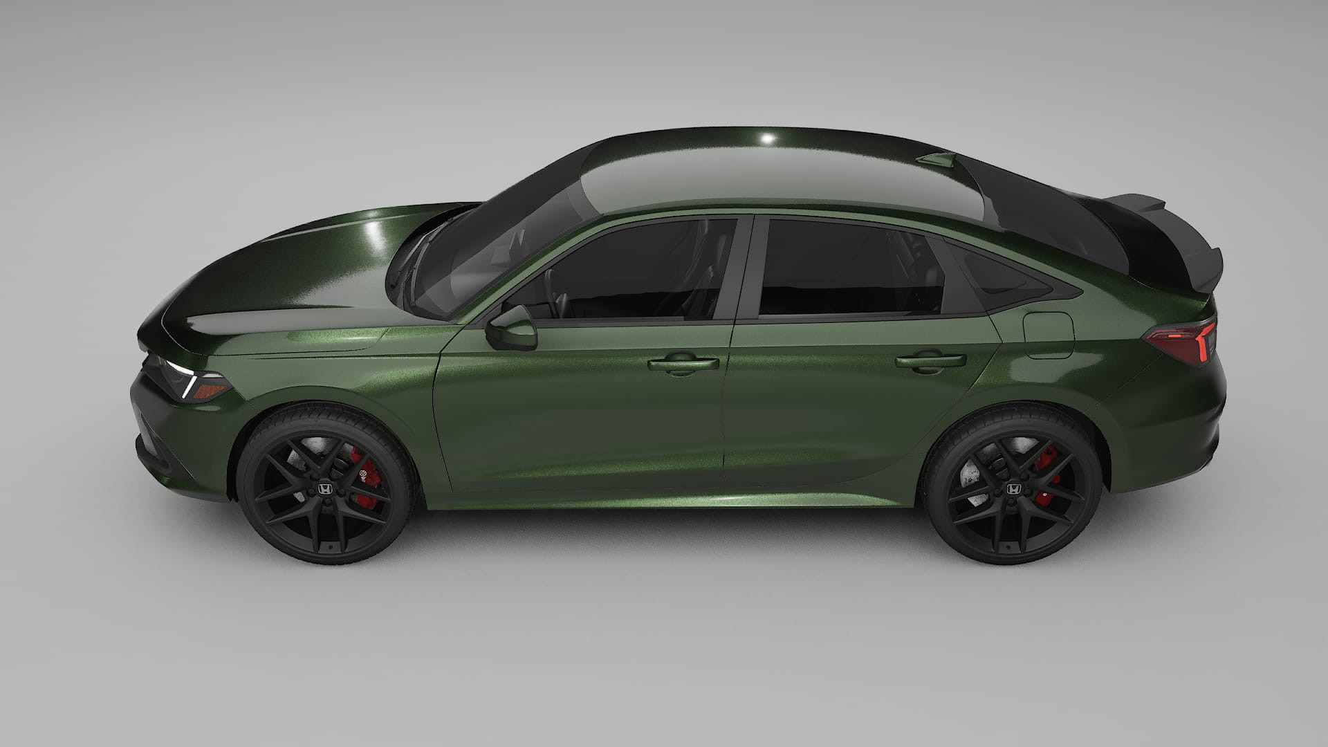 Honda Civic Si TPU Lackskyddsfilm | LAGOON Färgskiftande PPF – Komplett Förskuret Kit