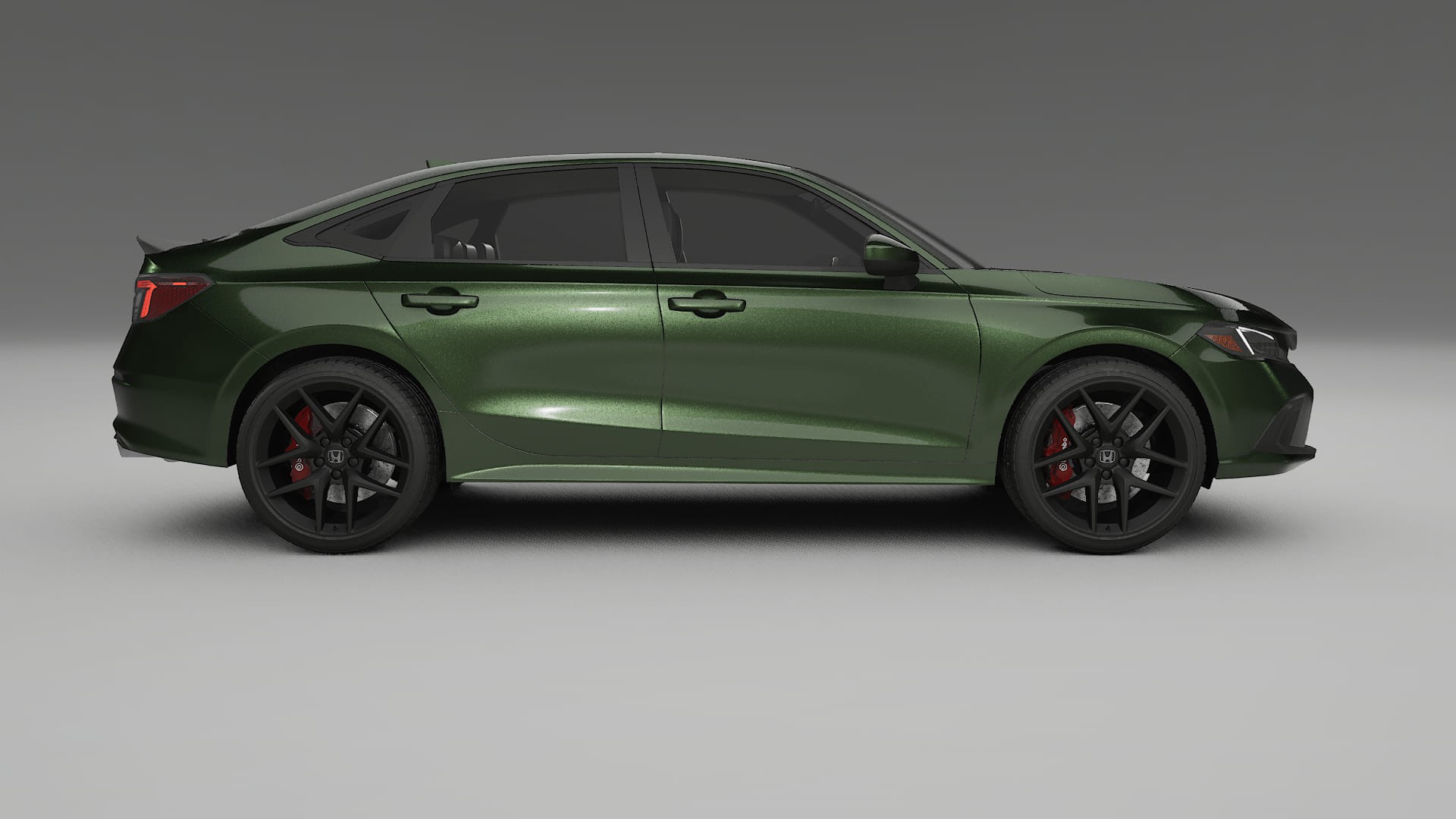 Honda Civic Si TPU Lackskyddsfilm | LAGOON Färgskiftande PPF – Komplett Förskuret Kit