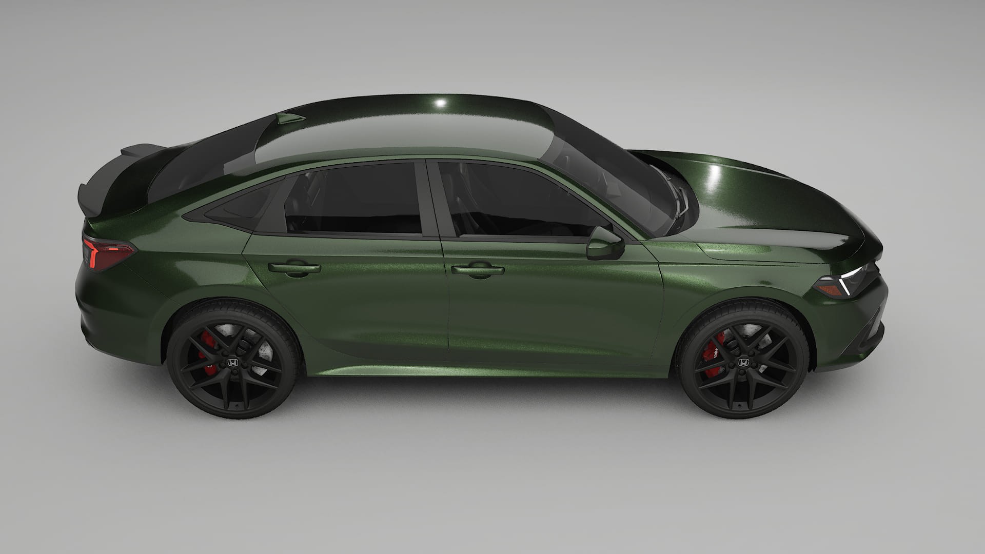 Honda Civic Si TPU Lackskyddsfilm | LAGOON Färgskiftande PPF – Komplett Förskuret Kit