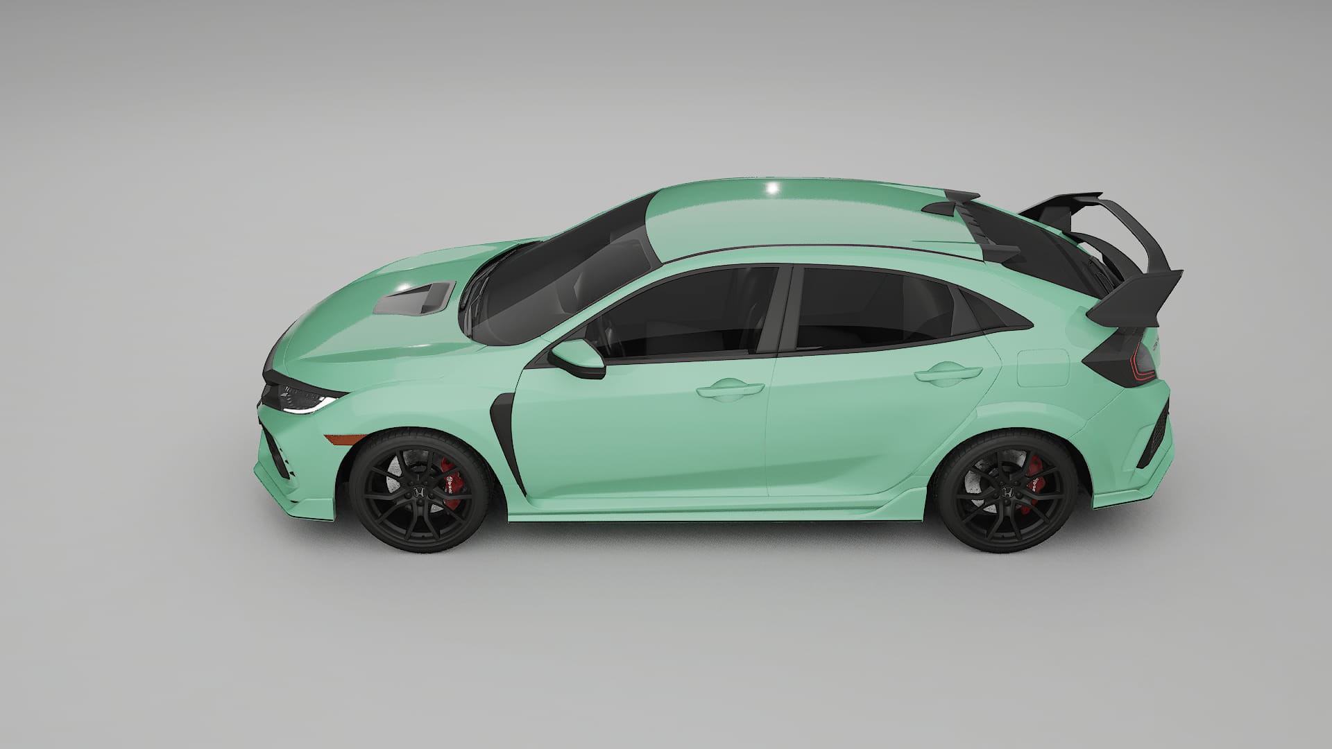 Honda Civic Type R TPU Lackskyddsfilm | DUSTY Färgskiftande PPF – Komplett Förskuret Kit