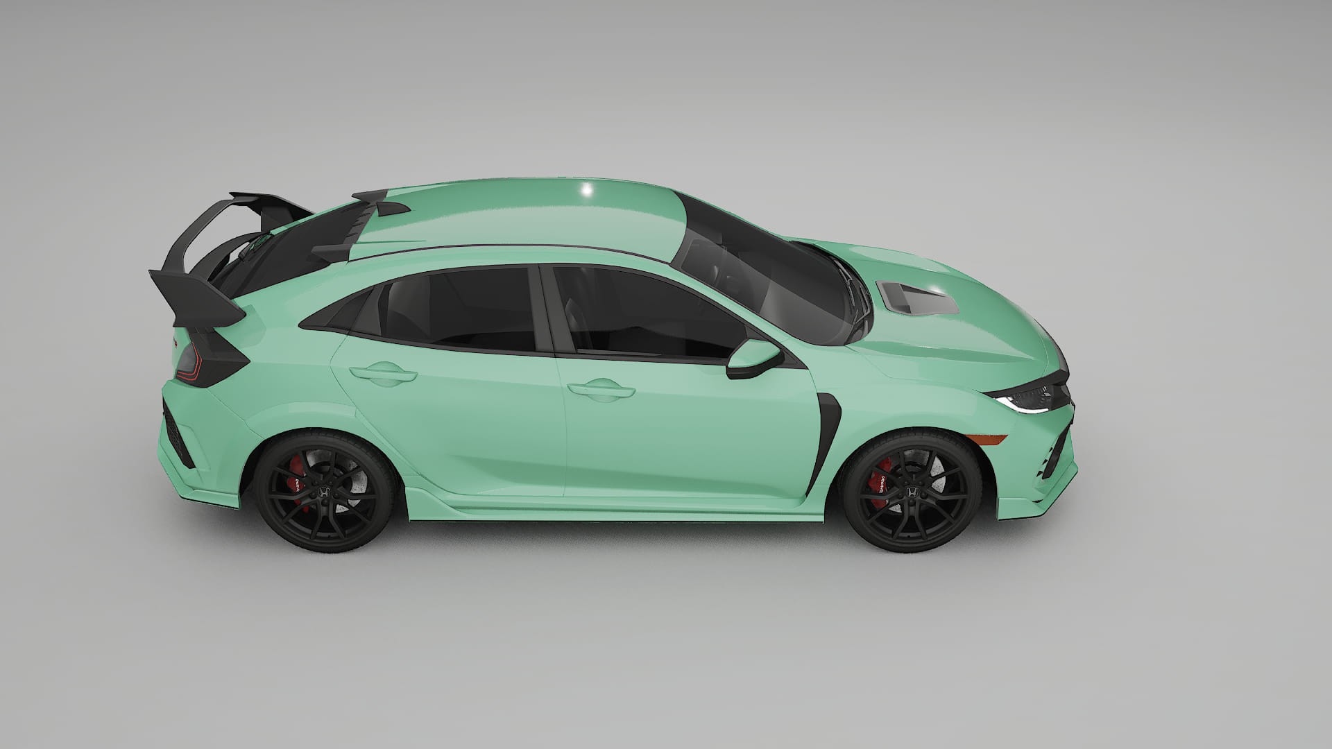Honda Civic Type R TPU Lackskyddsfilm | DUSTY Färgskiftande PPF – Komplett Förskuret Kit
