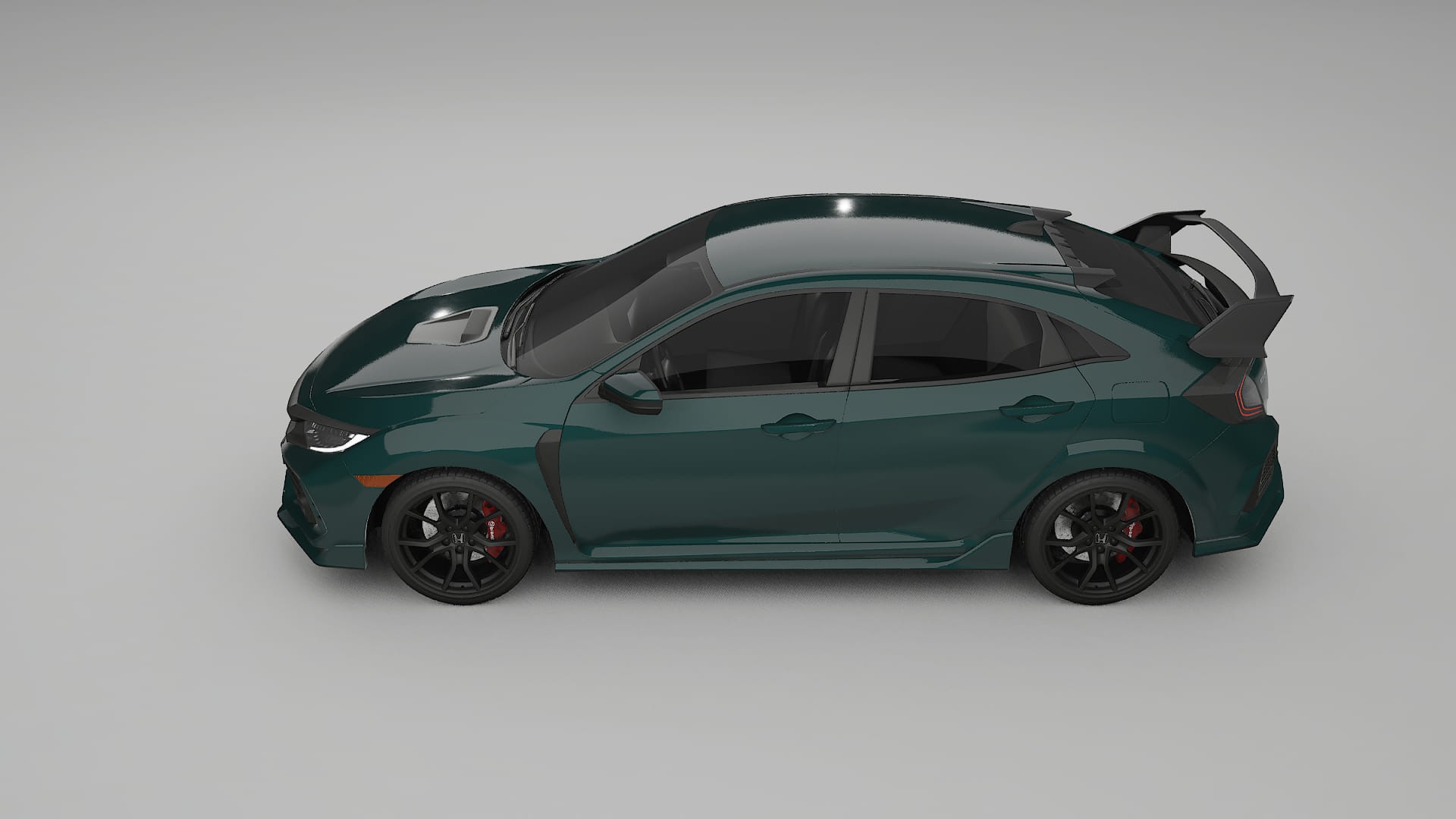Honda Civic Type R TPU Lackskyddsfilm | INFERNO Färgskiftande PPF – Komplett Förskuret Kit