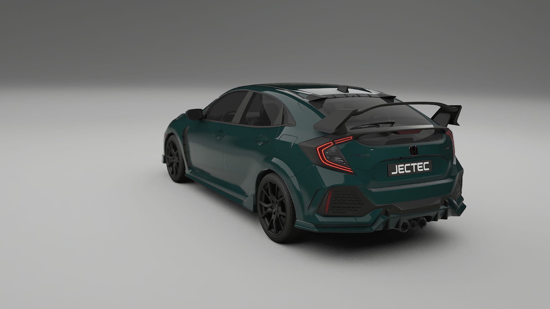 Honda Civic Type R TPU Lackskyddsfilm | INFERNO Färgskiftande PPF – Komplett Förskuret Kit