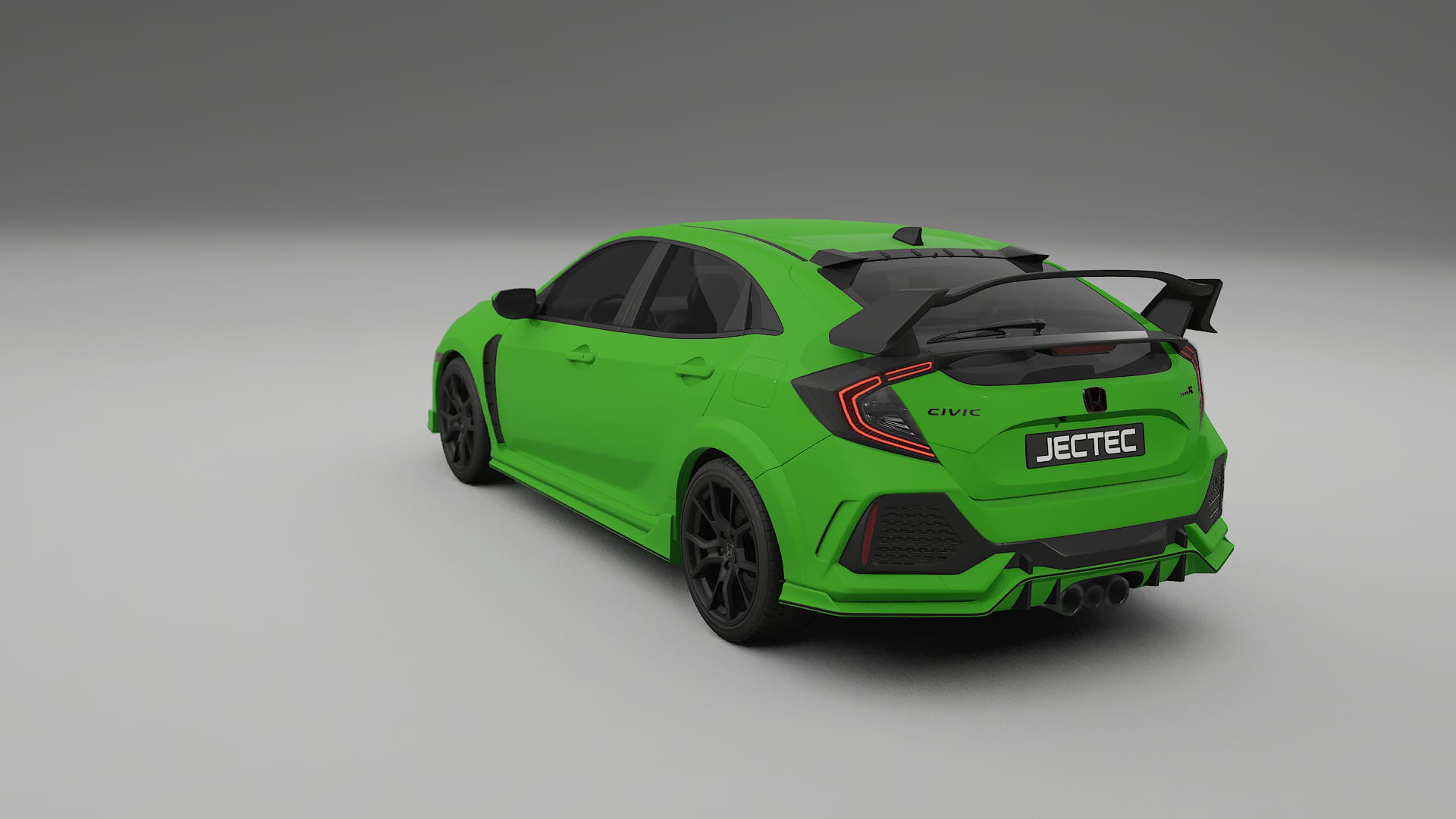 Honda Civic Type R TPU Lackskyddsfilm | VENOM Färgskiftande PPF – Komplett Förskuret Kit
