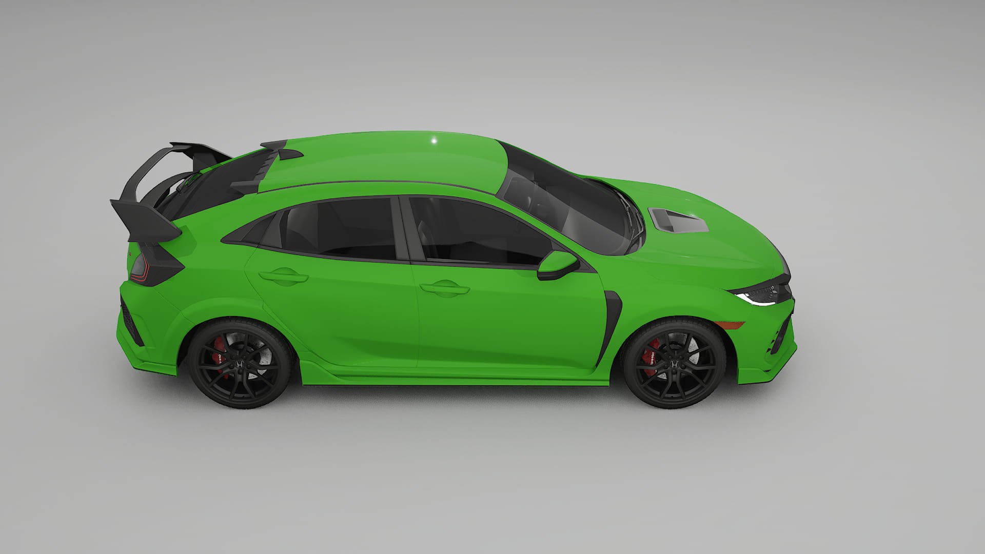 Honda Civic Type R TPU Lackskyddsfilm | VENOM Färgskiftande PPF – Komplett Förskuret Kit