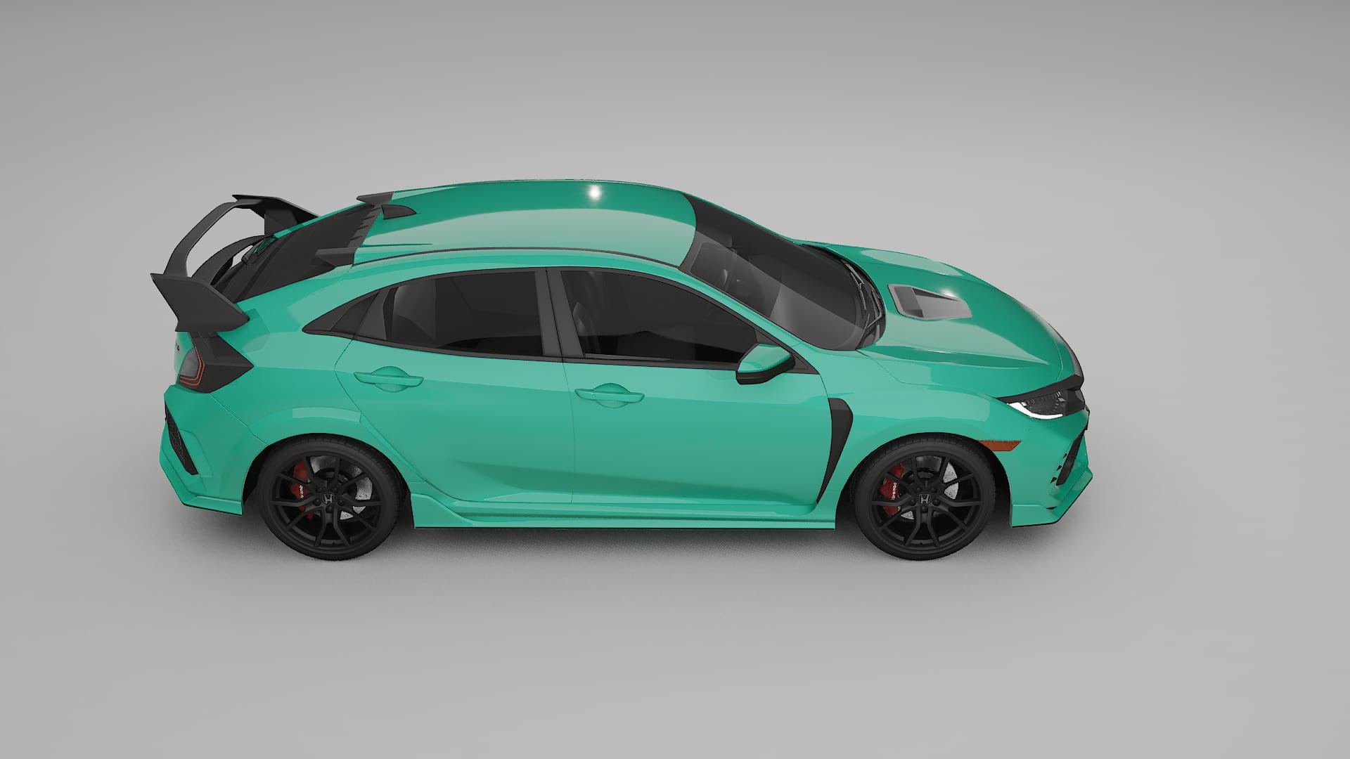 Honda Civic Type R TPU Lackskyddsfilm | JEWEL Färgskiftande PPF – Komplett Förskuret Kit