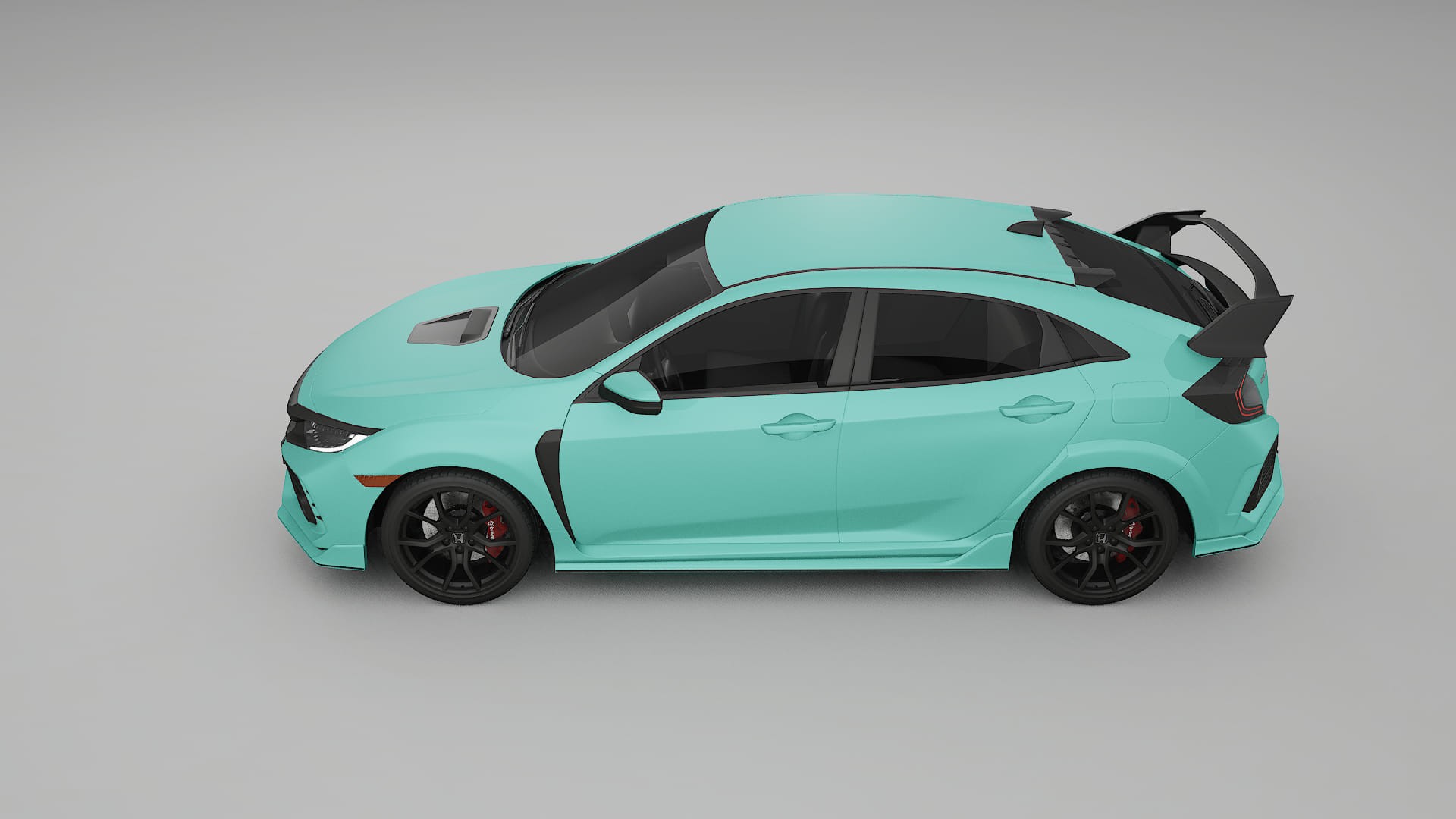 Honda Civic Type R TPU Lackskyddsfilm | FROST Färgskiftande PPF – Komplett Förskuret Kit