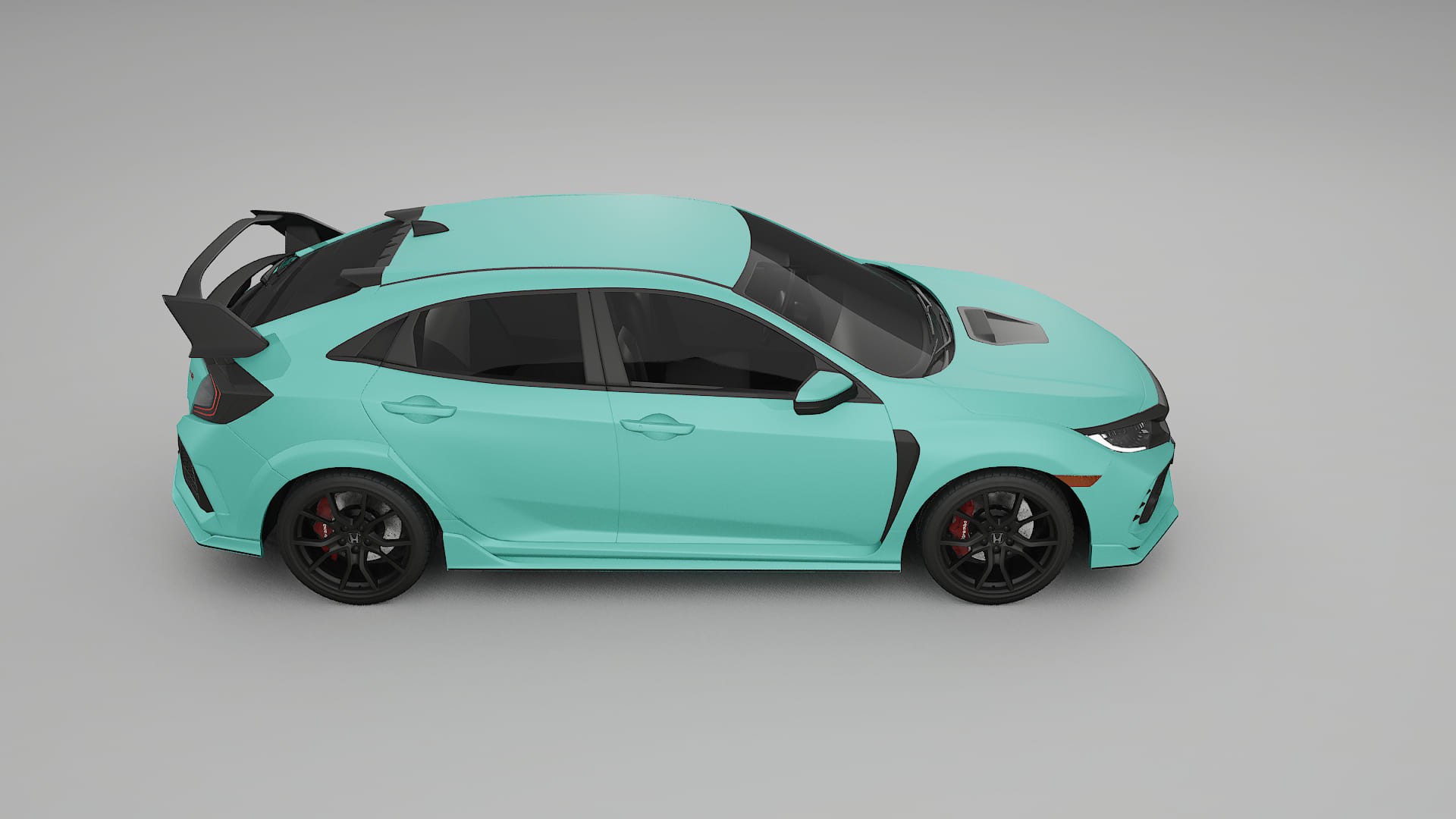 Honda Civic Type R TPU Lackskyddsfilm | FROST Färgskiftande PPF – Komplett Förskuret Kit