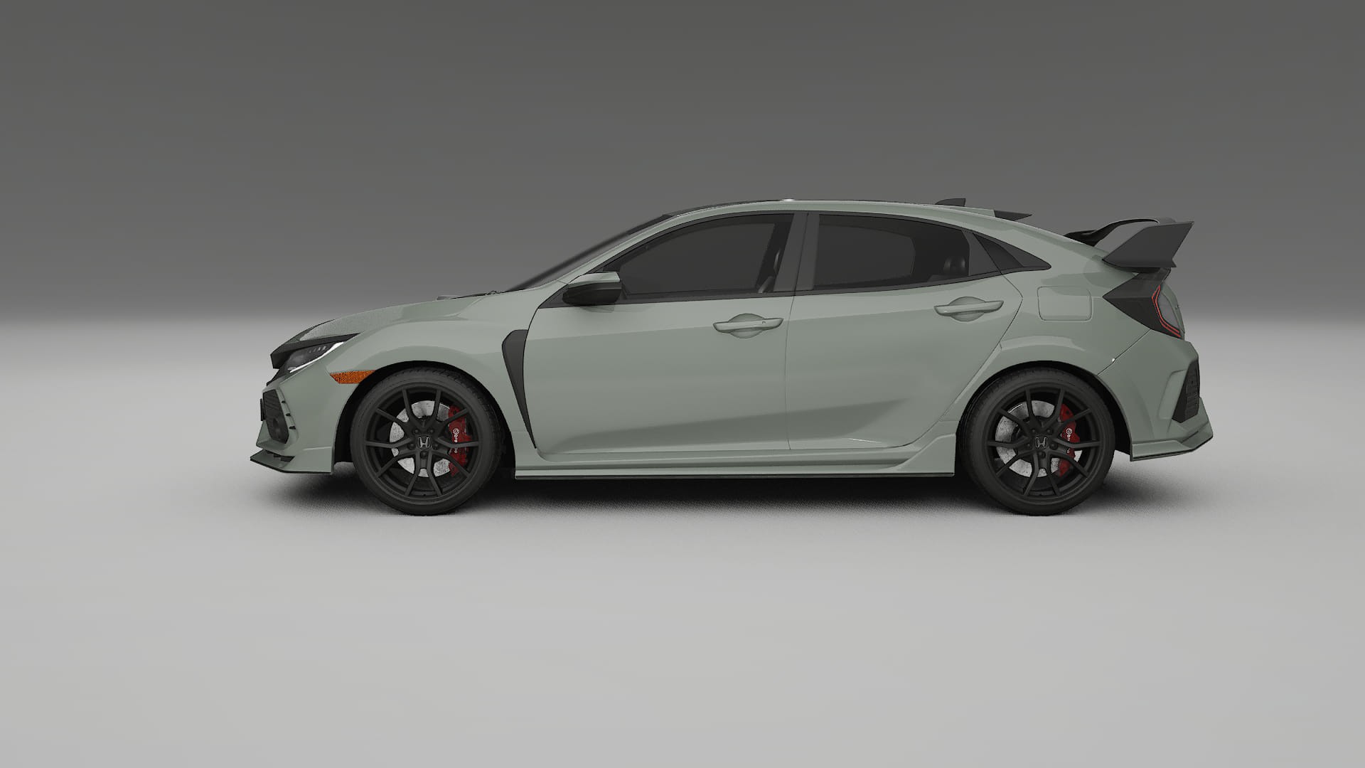 Honda Civic Type R TPU Lackskyddsfilm | SLATE Färgskiftande PPF – Komplett Förskuret Kit