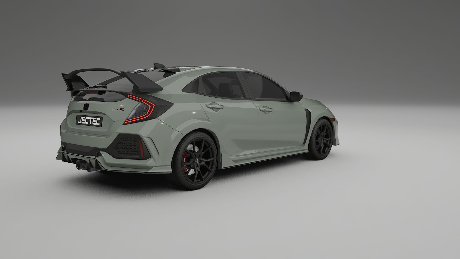 Honda Civic Type R TPU Lackskyddsfilm | SLATE Färgskiftande PPF – Komplett Förskuret Kit