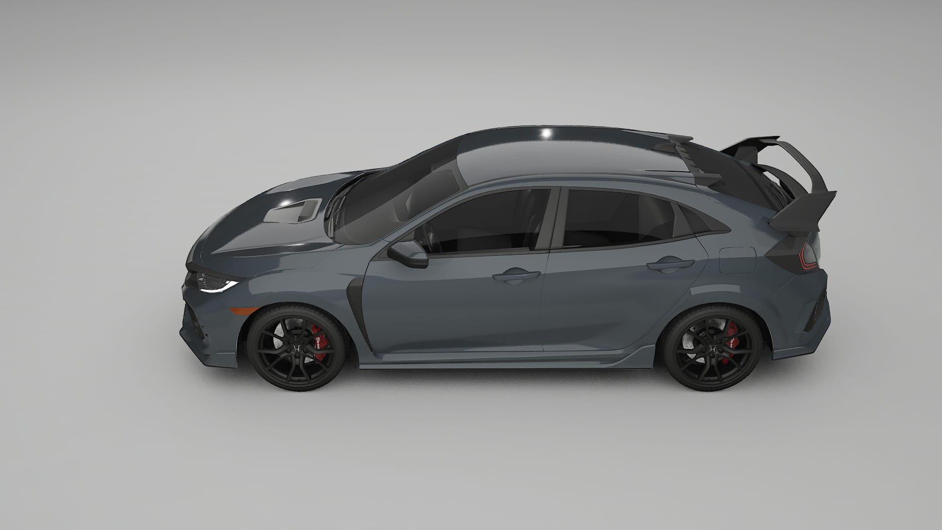 Honda Civic Type R TPU Lackskyddsfilm | GRANITE Färgskiftande PPF – Komplett Förskuret Kit