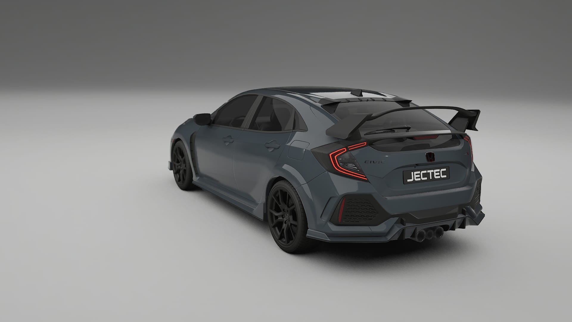 Honda Civic Type R TPU Lackskyddsfilm | GRANITE Färgskiftande PPF – Komplett Förskuret Kit