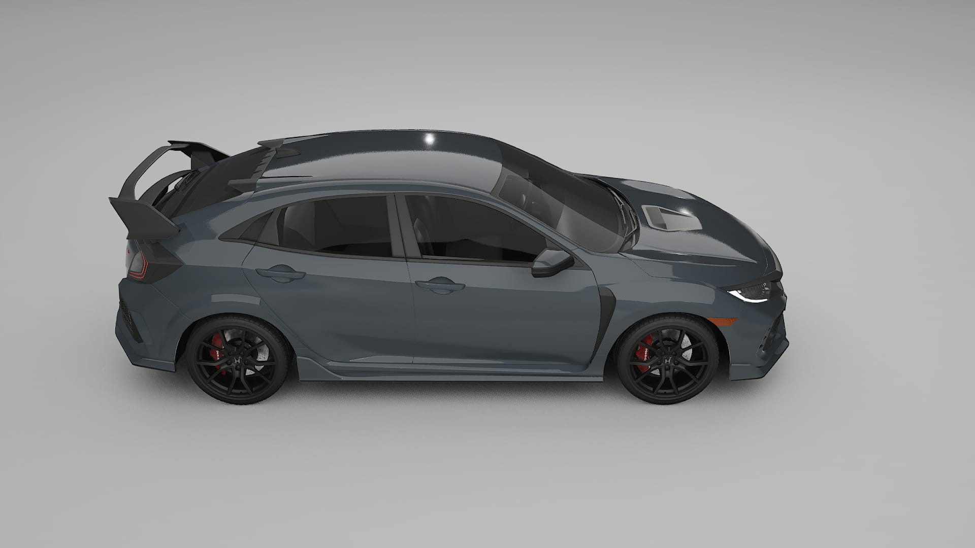 Honda Civic Type R TPU Lackskyddsfilm | GRANITE Färgskiftande PPF – Komplett Förskuret Kit