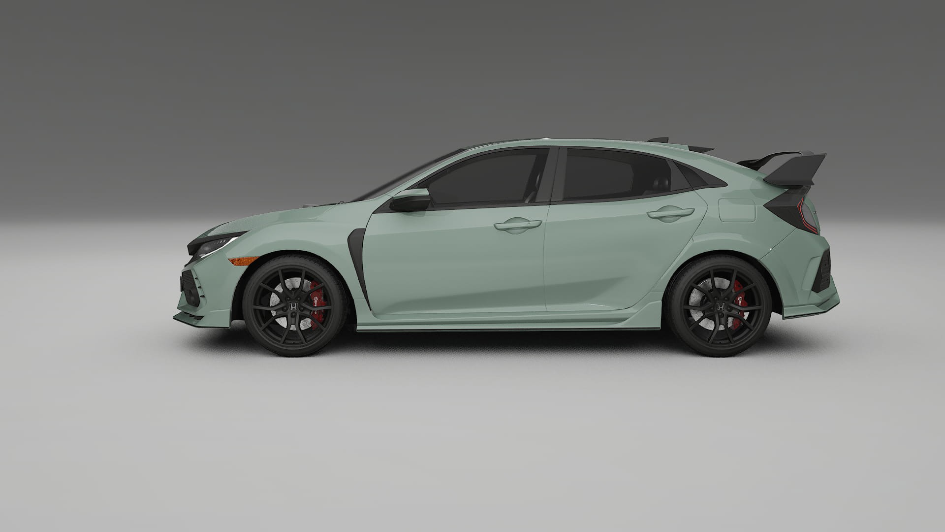 Honda Civic Type R TPU Lackskyddsfilm | CINDER Färgskiftande PPF – Komplett Förskuret Kit