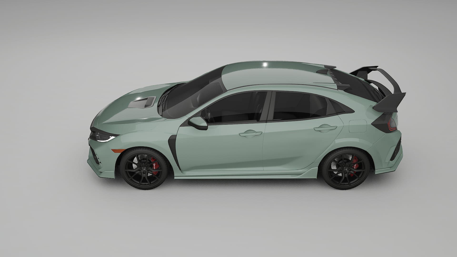 Honda Civic Type R TPU Lackskyddsfilm | CINDER Färgskiftande PPF – Komplett Förskuret Kit