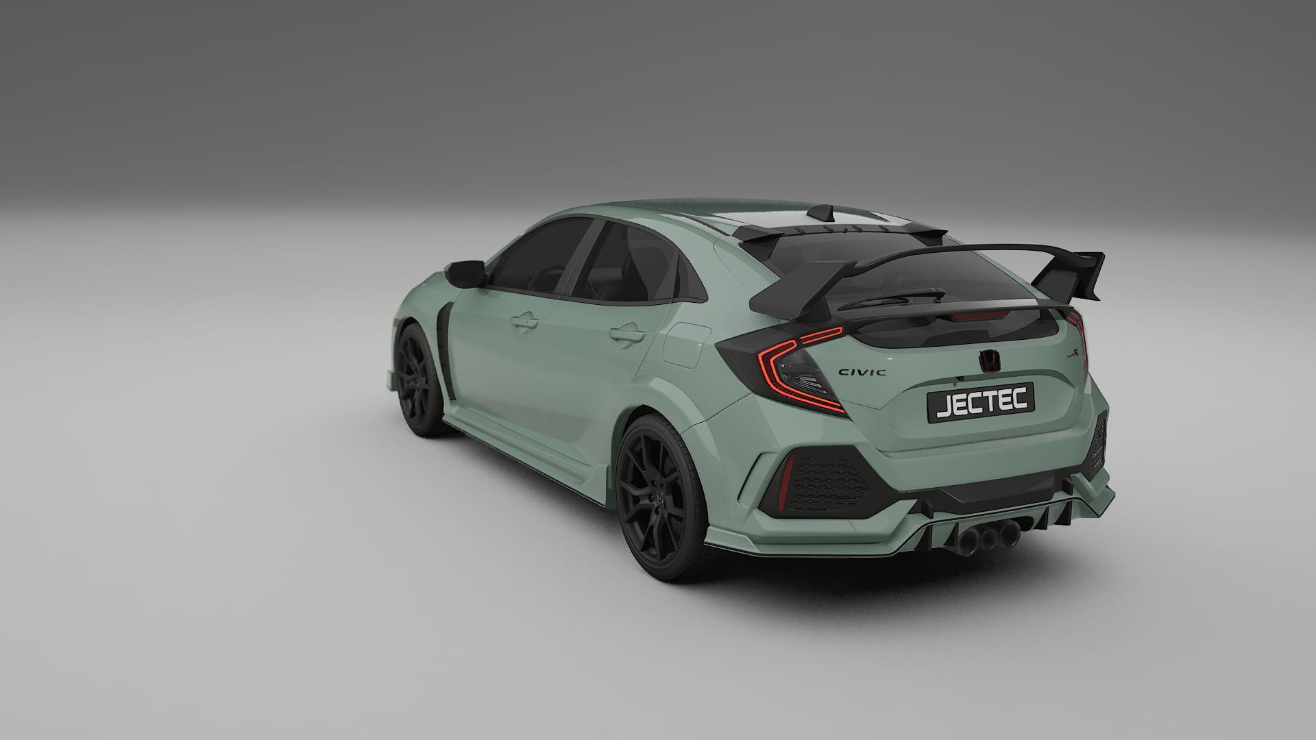 Honda Civic Type R TPU Lackskyddsfilm | CINDER Färgskiftande PPF – Komplett Förskuret Kit