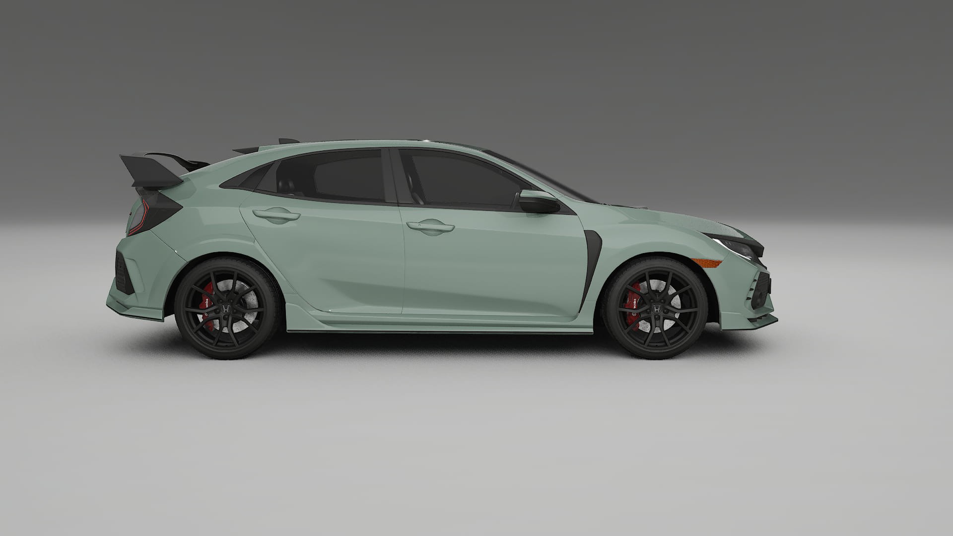 Honda Civic Type R TPU Lackskyddsfilm | CINDER Färgskiftande PPF – Komplett Förskuret Kit