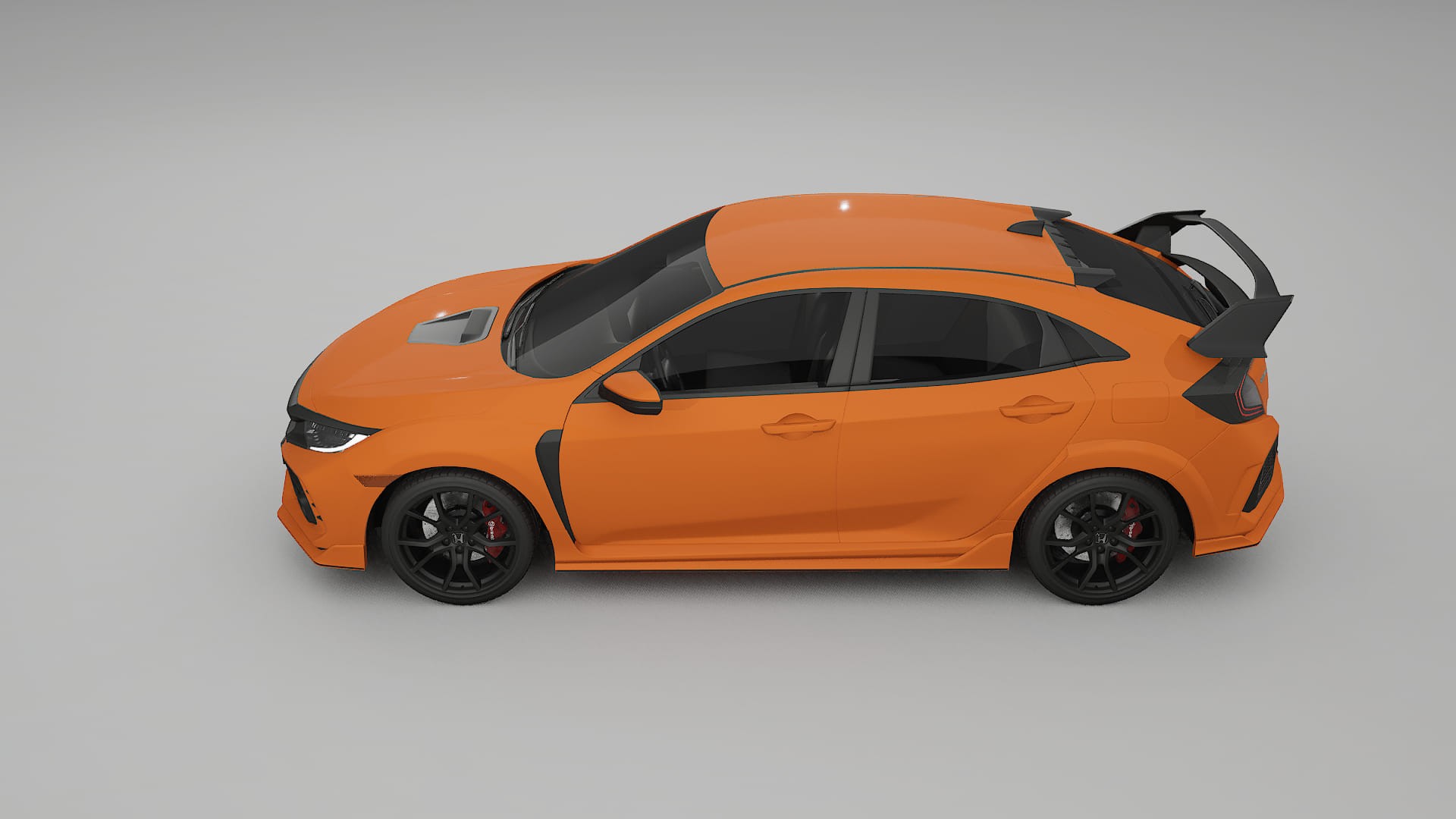 Honda Civic Type R TPU Lackskyddsfilm | ROCKET Färgskiftande PPF – Komplett Förskuret Kit