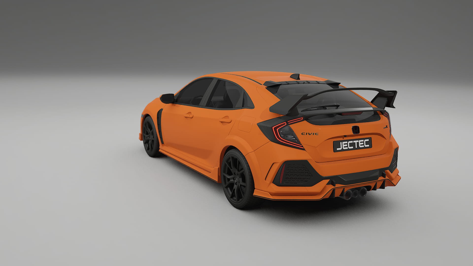 Honda Civic Type R TPU Lackskyddsfilm | ROCKET Färgskiftande PPF – Komplett Förskuret Kit