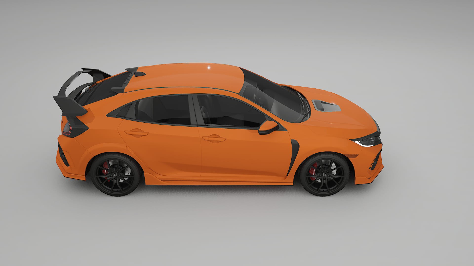 Honda Civic Type R TPU Lackskyddsfilm | ROCKET Färgskiftande PPF – Komplett Förskuret Kit