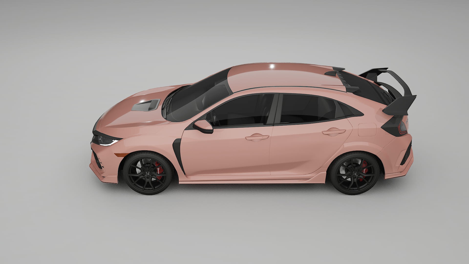 Honda Civic Type R TPU Lackskyddsfilm | BLUSH Färgskiftande PPF – Komplett Förskuret Kit