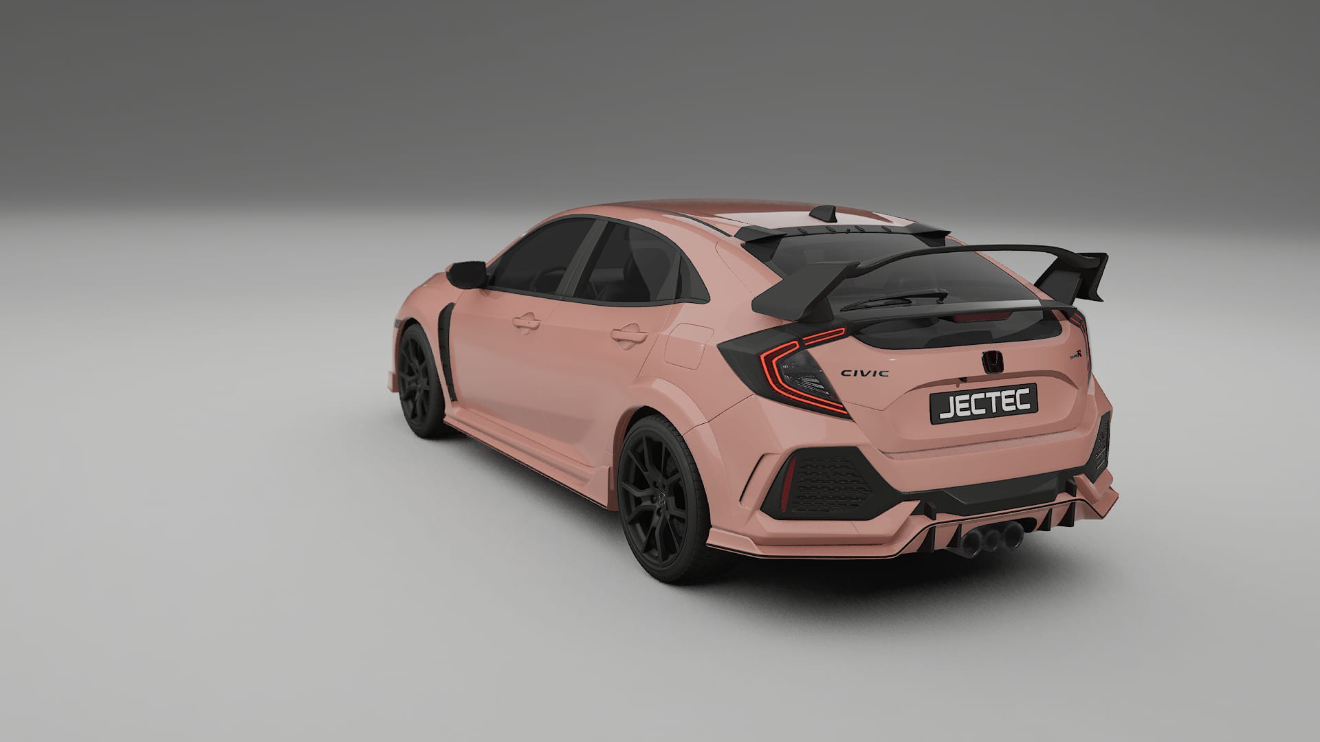 Honda Civic Type R TPU Lackskyddsfilm | BLUSH Färgskiftande PPF – Komplett Förskuret Kit